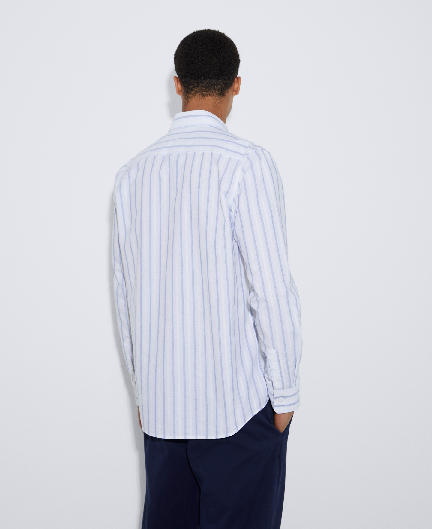 Organic cotton striped shirt image number 2