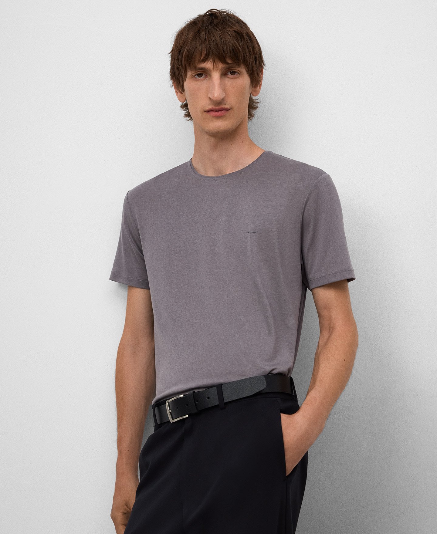 Regular fit short sleeve T-shirt man image number 0