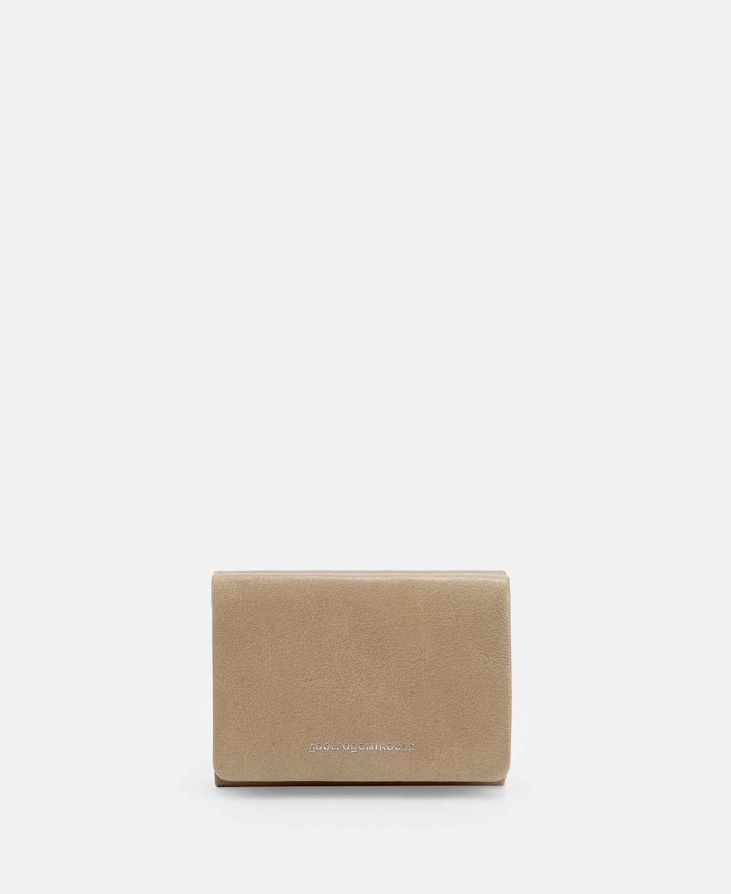 Small wallet in crackled leather image number 0