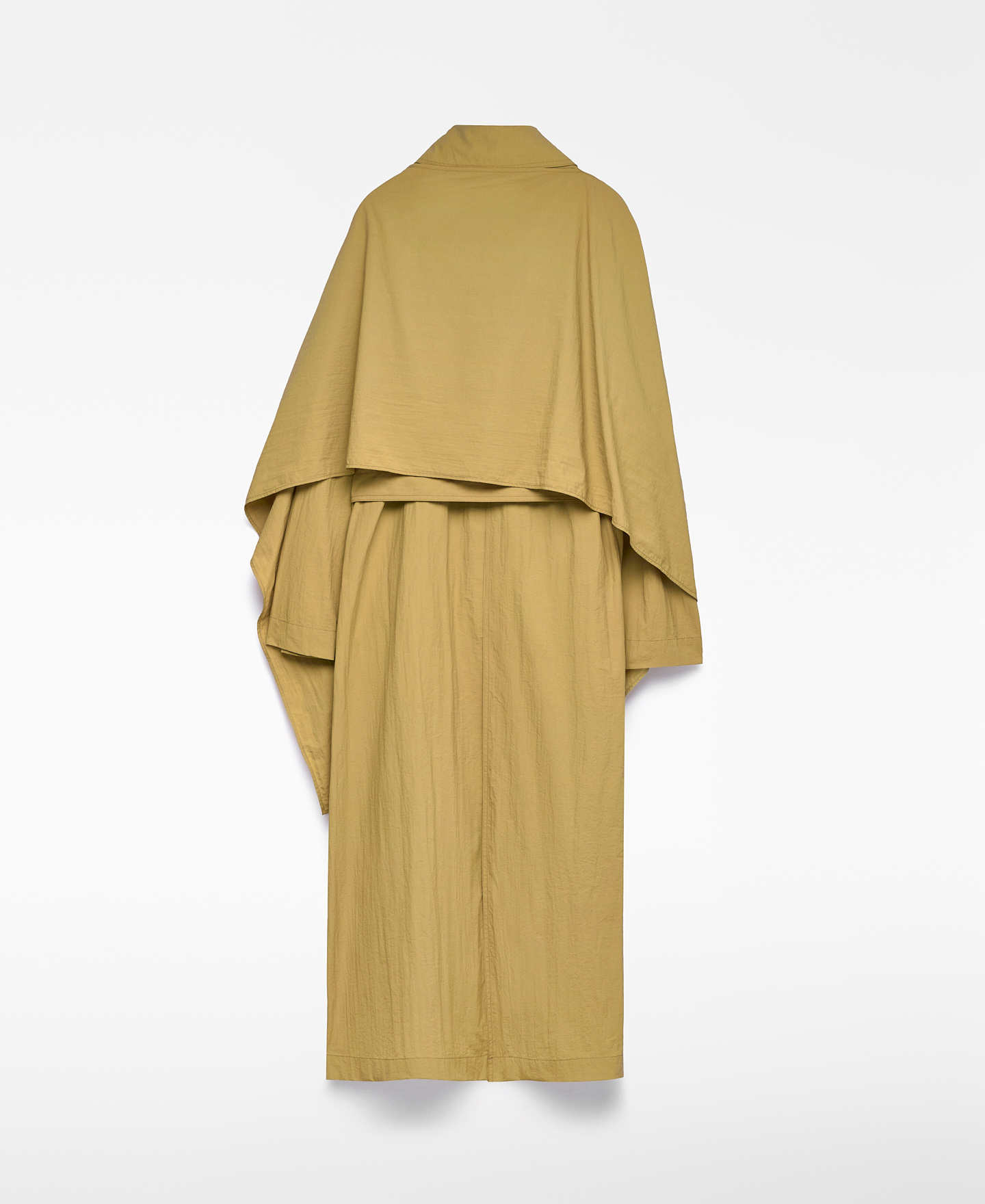 Nylon shawl piece trench coat woman image number 3