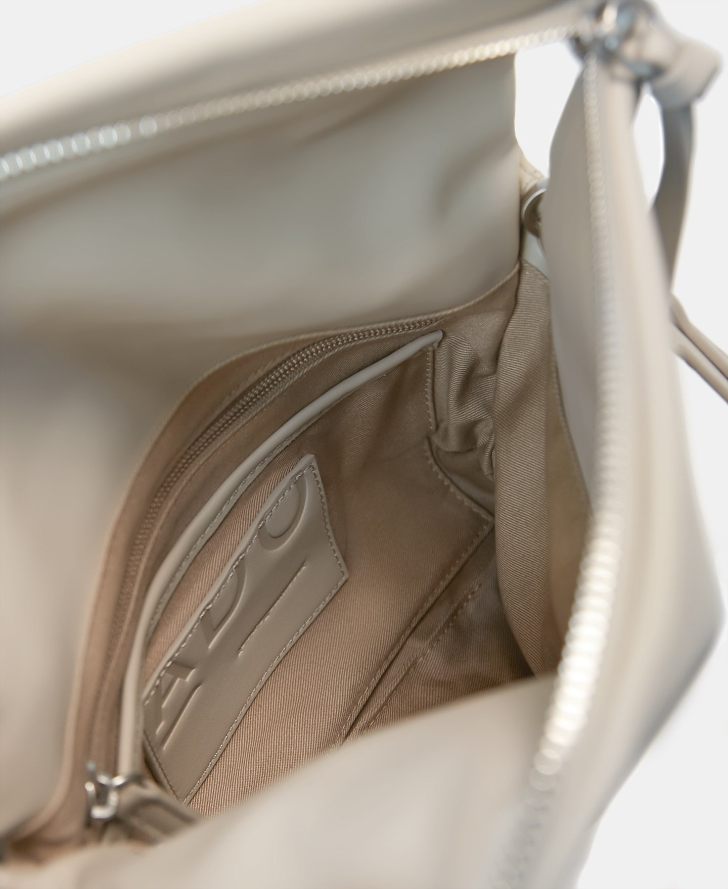 Recycled polyester pleated messenger bag image number 2