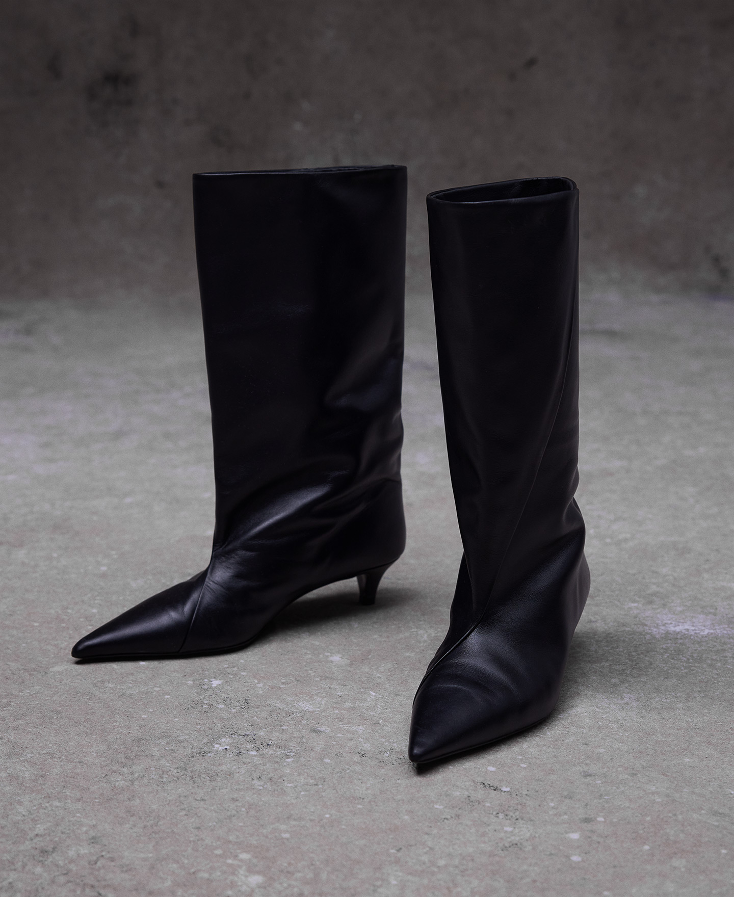 Bota media ca&ntilde;a piel responsable mujer image number 3