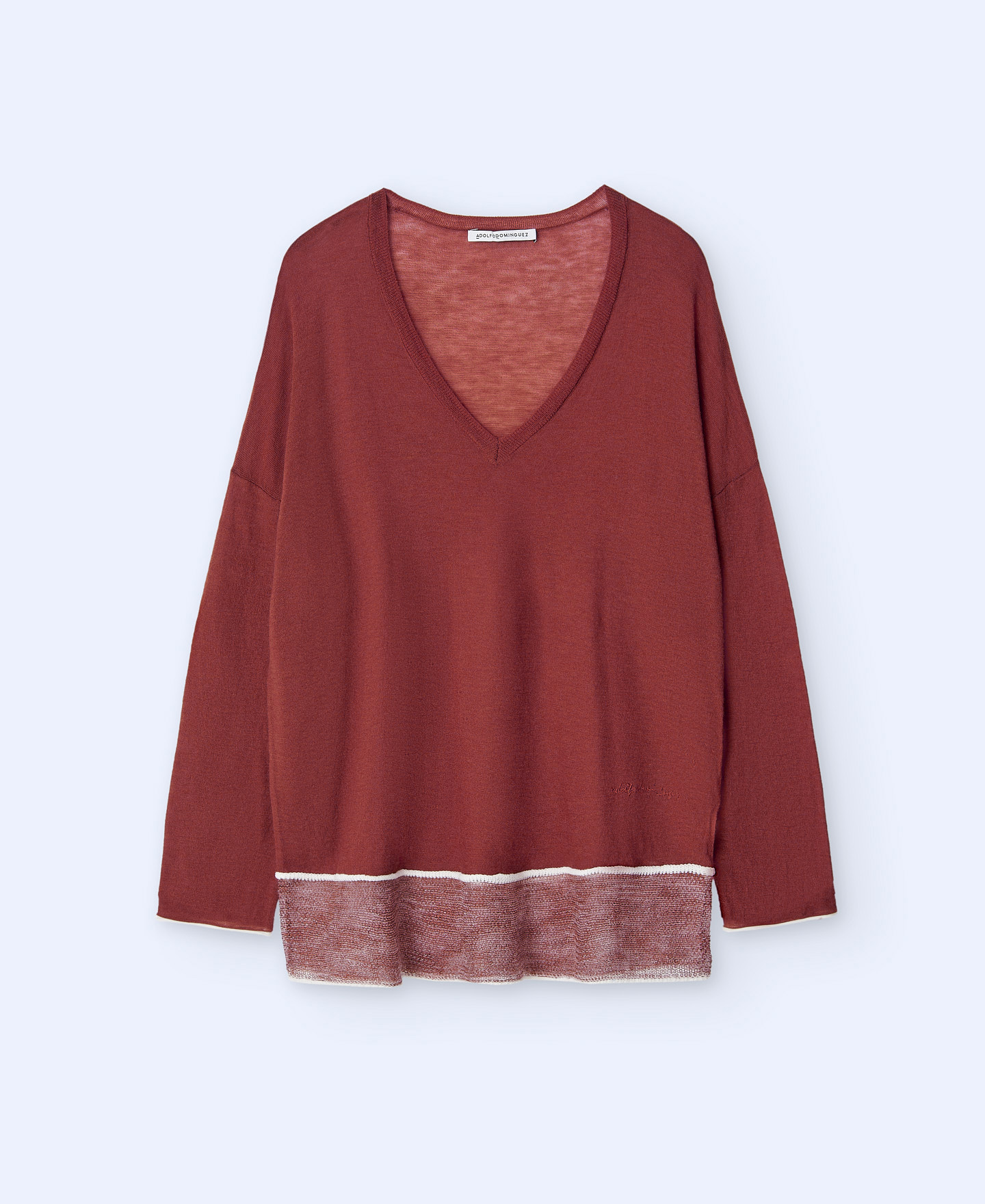 Merino wool fabric sweater image number 4