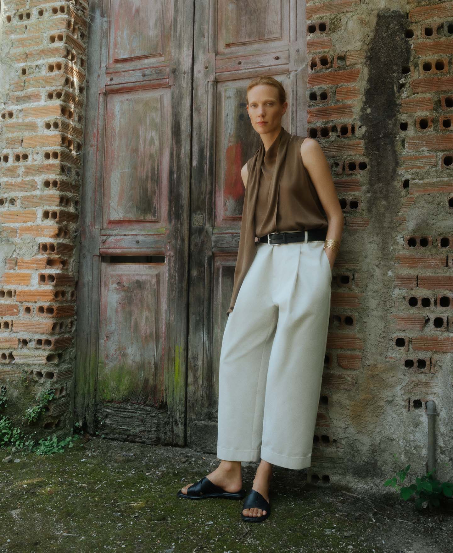 Asymmetrical top with front piece image number 1