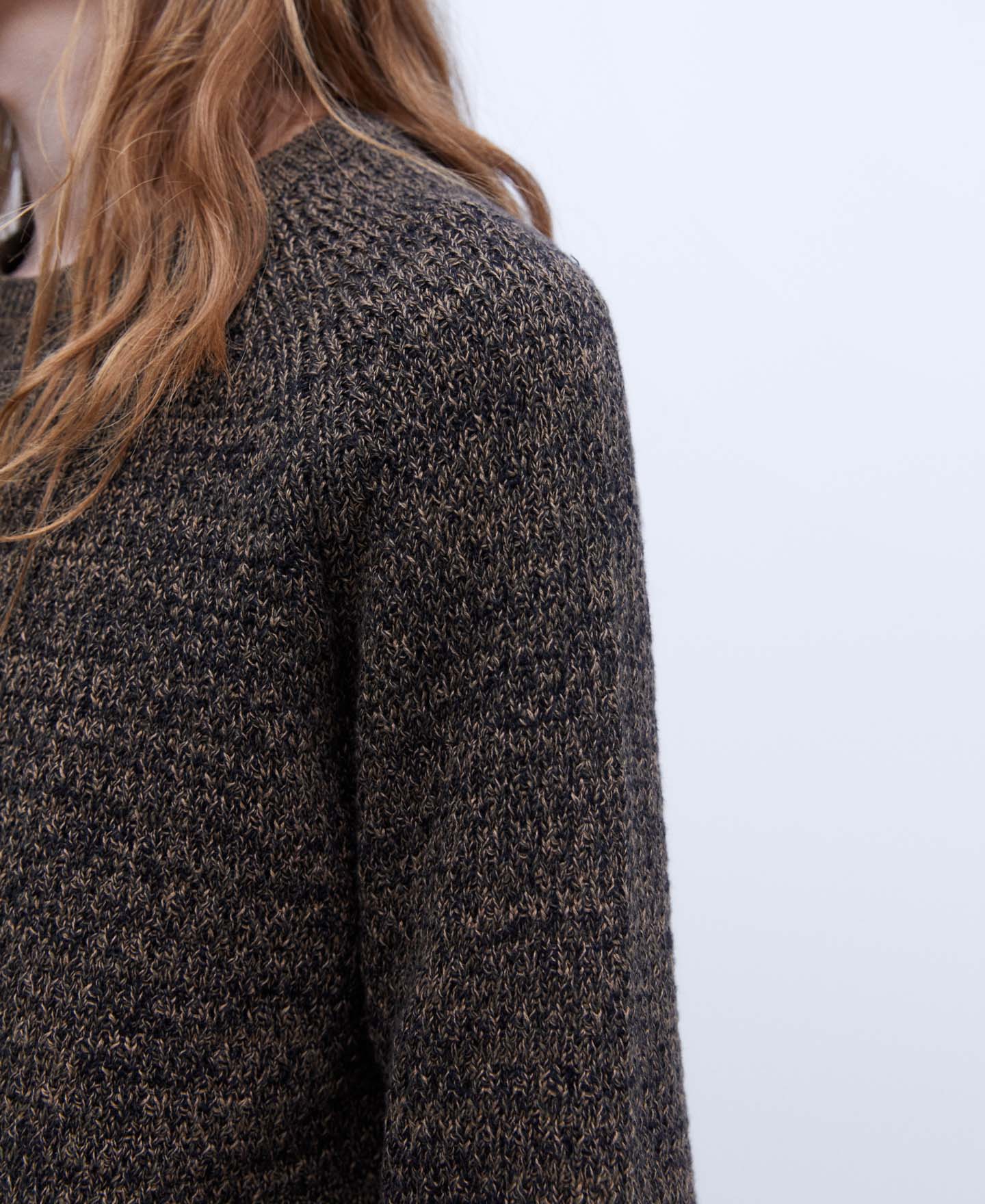 Pull chiné en coton image number 3