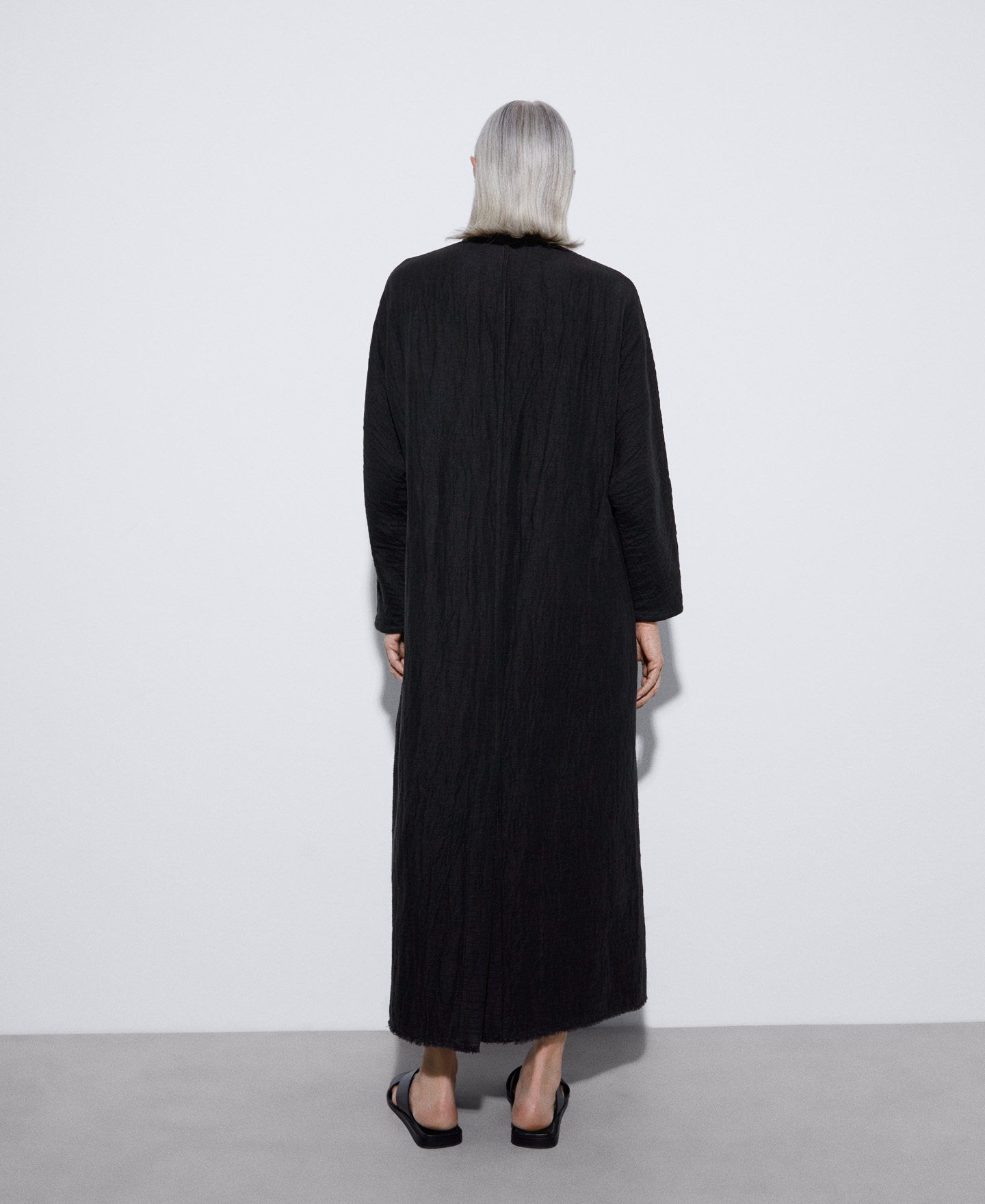 Morriña coat in cotton and linen image number 5