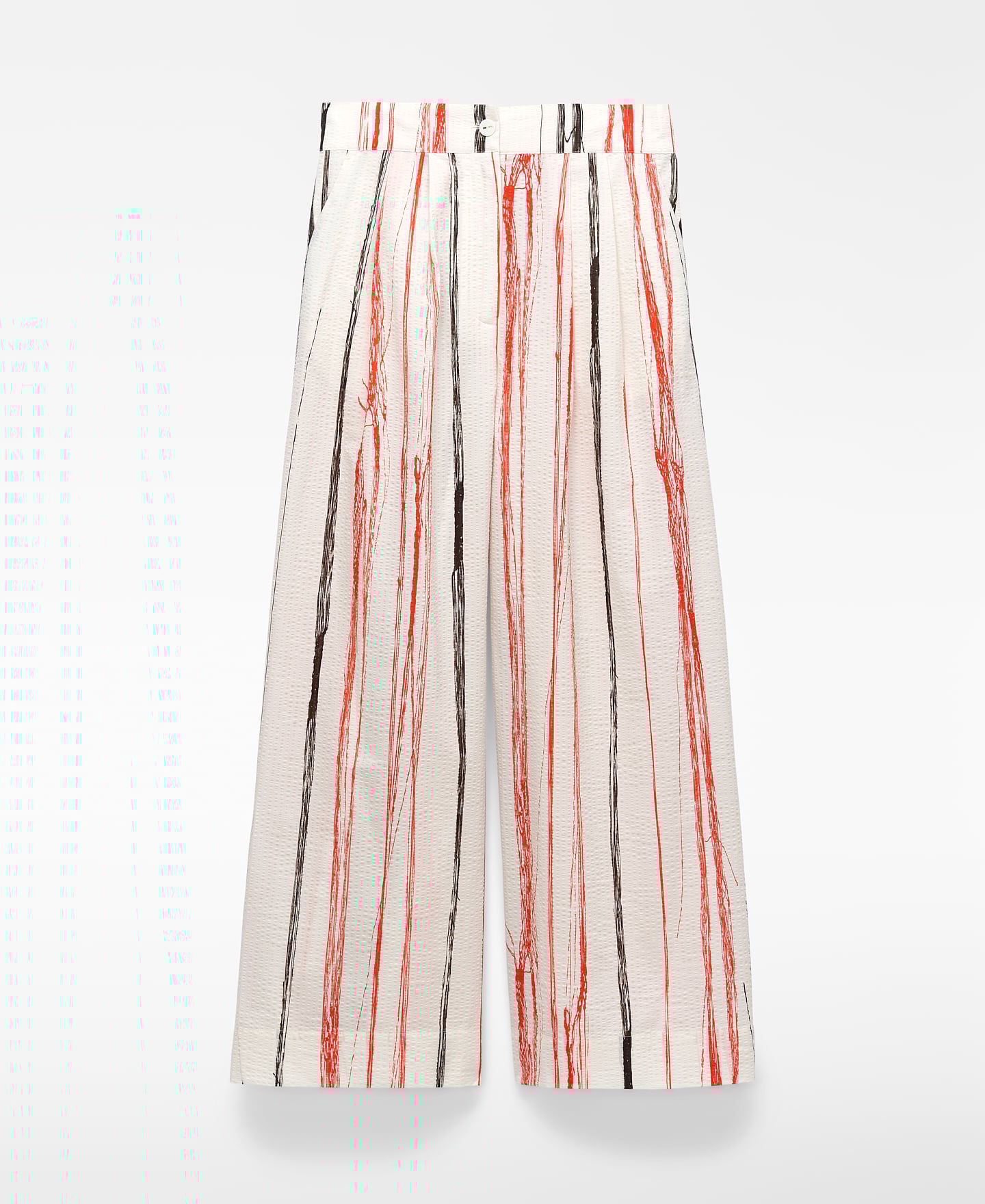 Pantal&oacute;n rayas irregulares seersucker image number 4