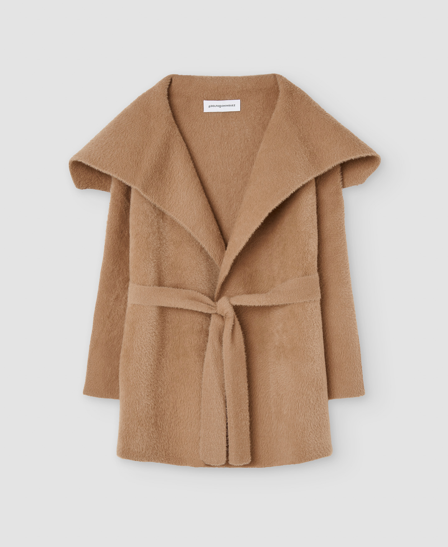 Oversize funnel collar jacket image number 6