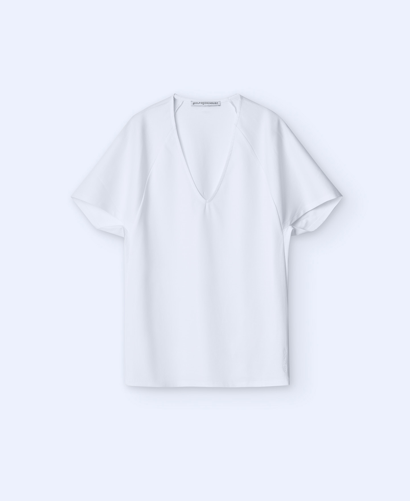Camiseta recta en algodón mercerizado image number 4