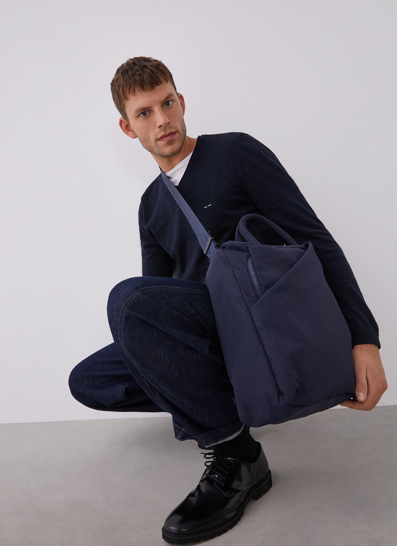 Nylon briefcase with double handle image number 5