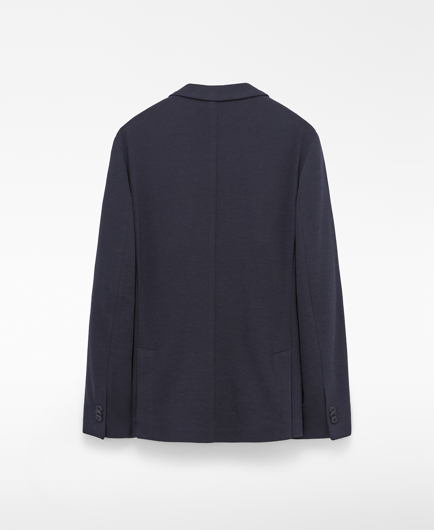 Regular fit microtexture blazer image number 5