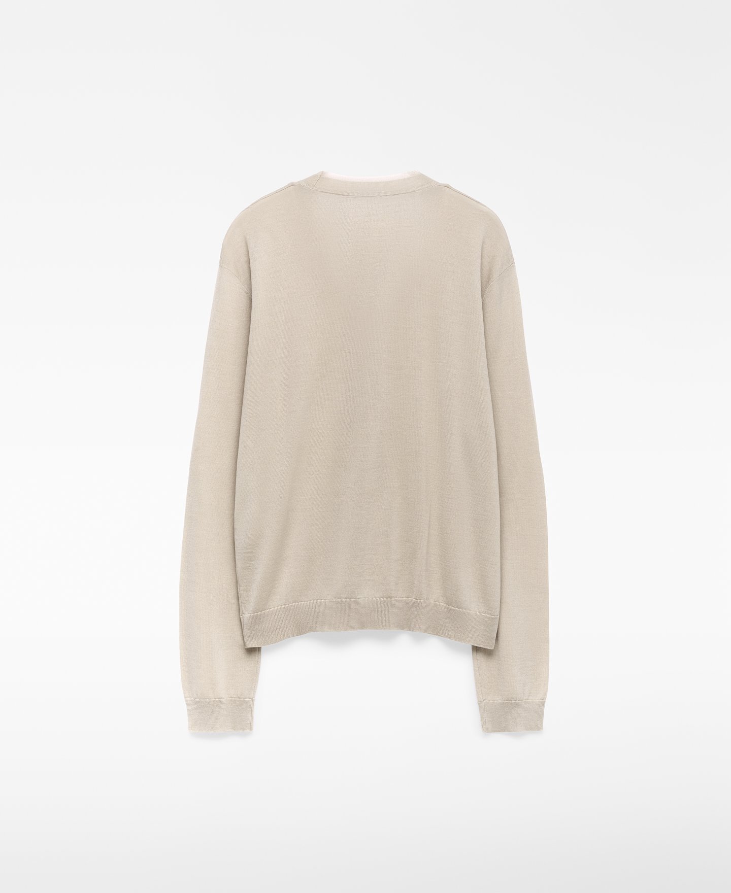Semi-sheer knit cardigan woman image number 1