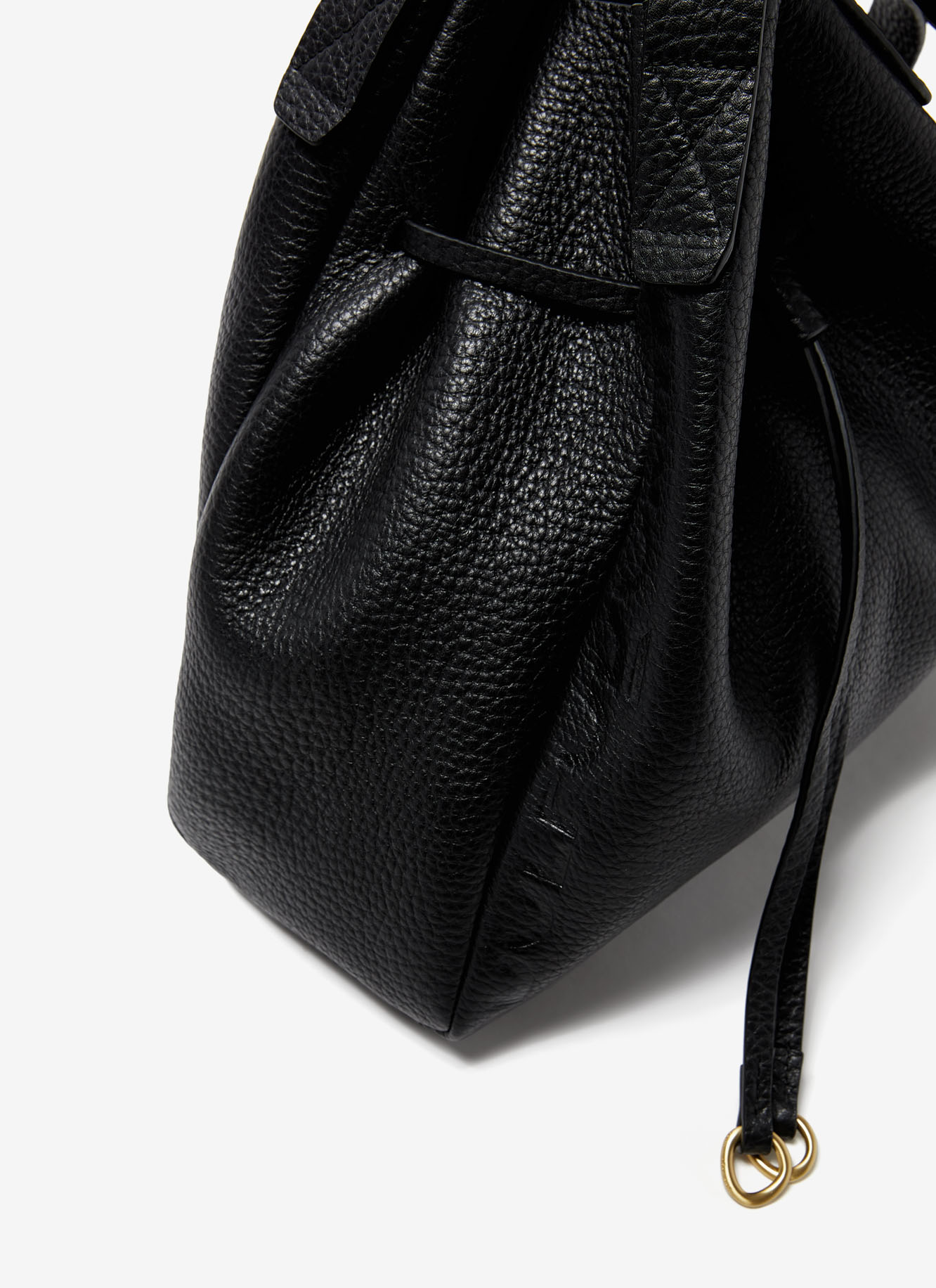 Shopper en piel grano image number 2