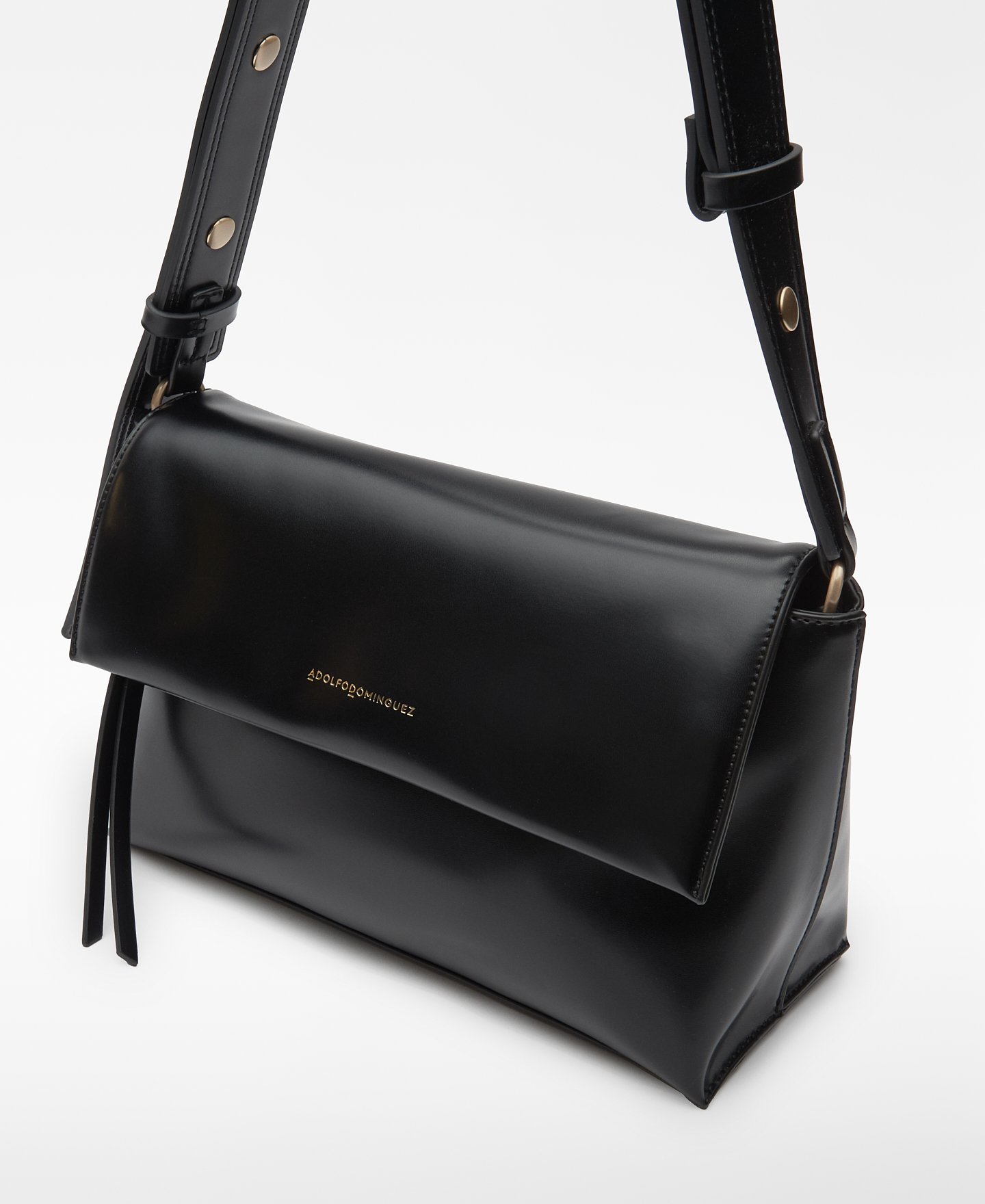 Leather-Non-Leather shoulder bag woman image number 2