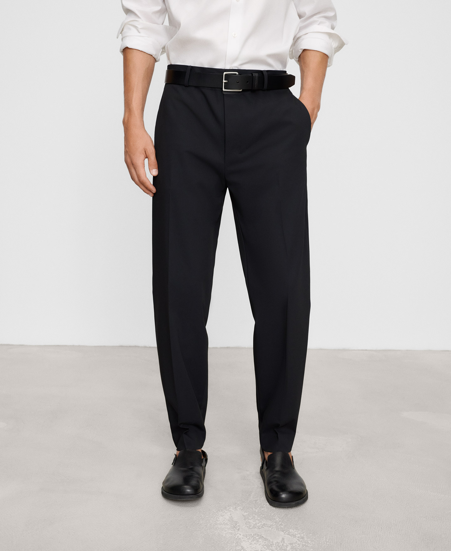 Regular fit tailored trousers image number 0