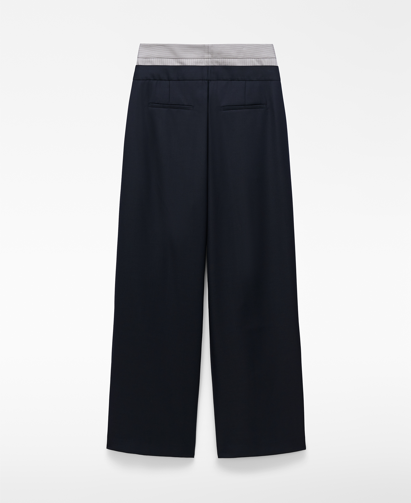 Double-waistband pleated trousers woman image number 5