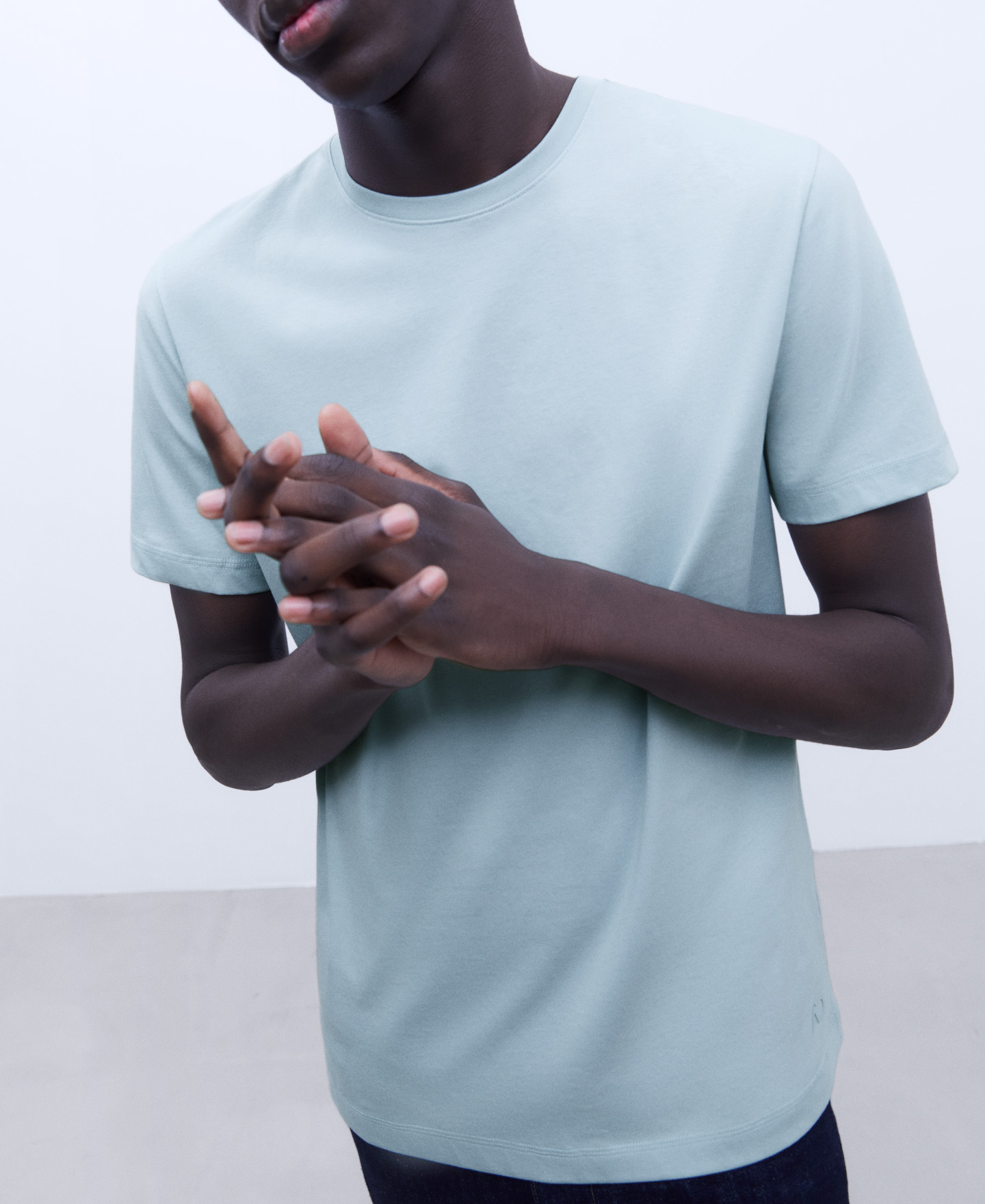 Mercerised cotton T-shirt image number 3