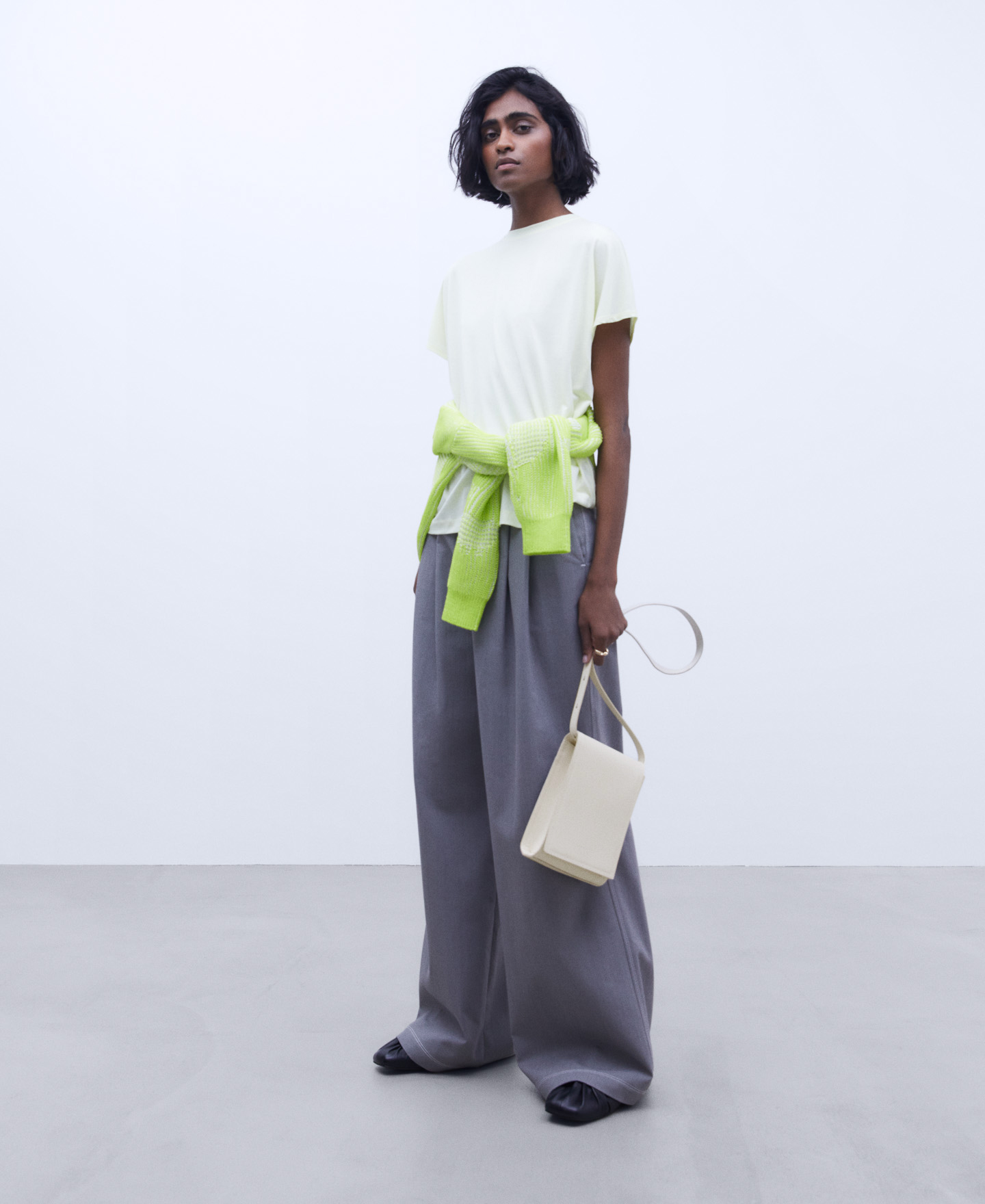 Flap closure leather mini bag image number 5