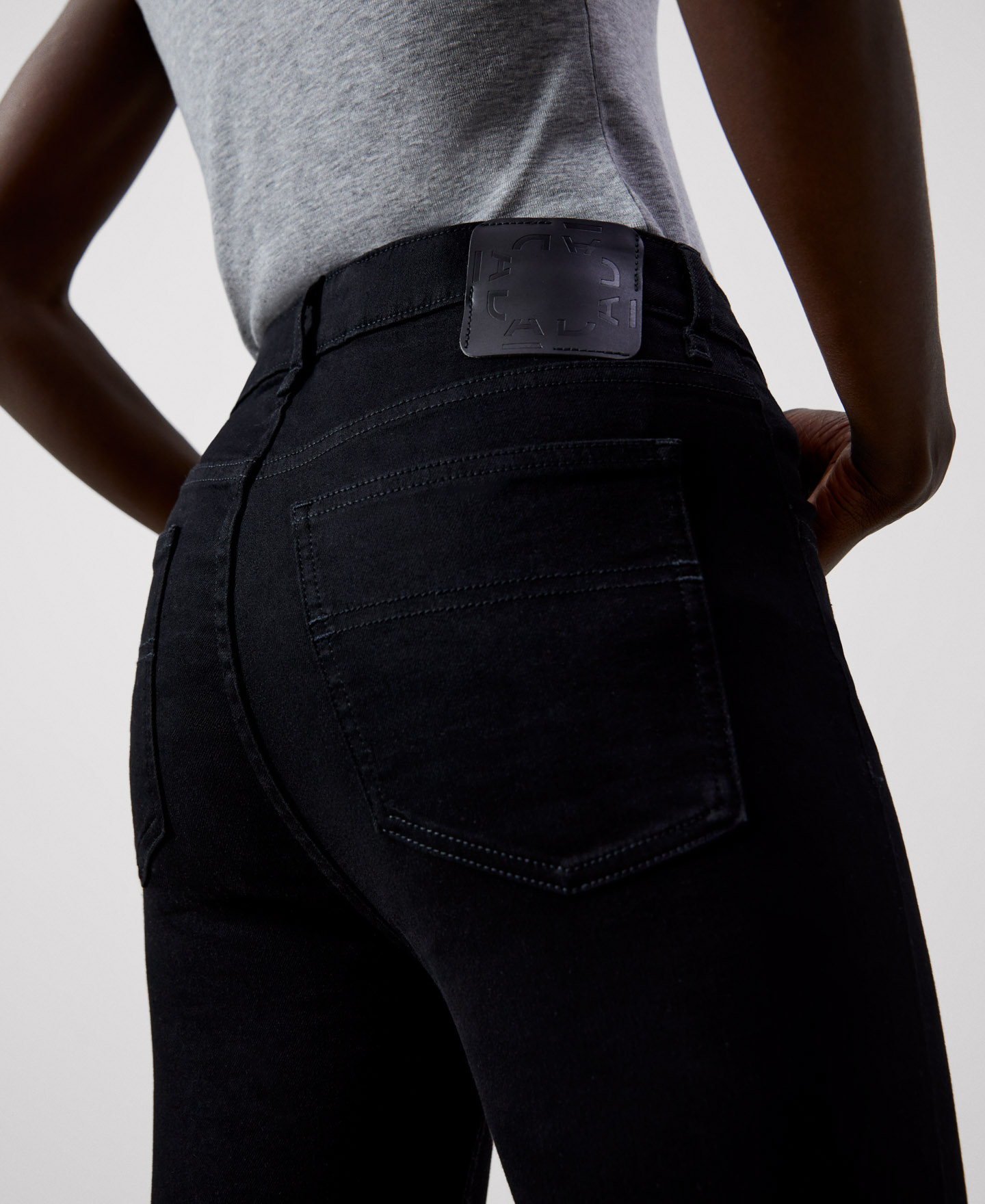 Recycled polyester skinny trousers image number 3