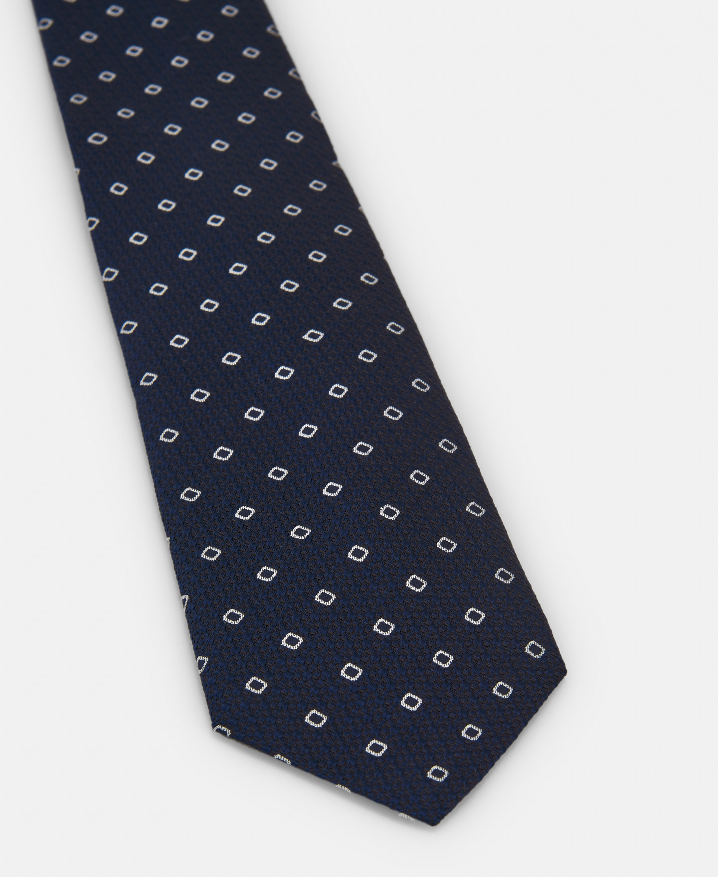 Microdrawing tie in cotton image number 1