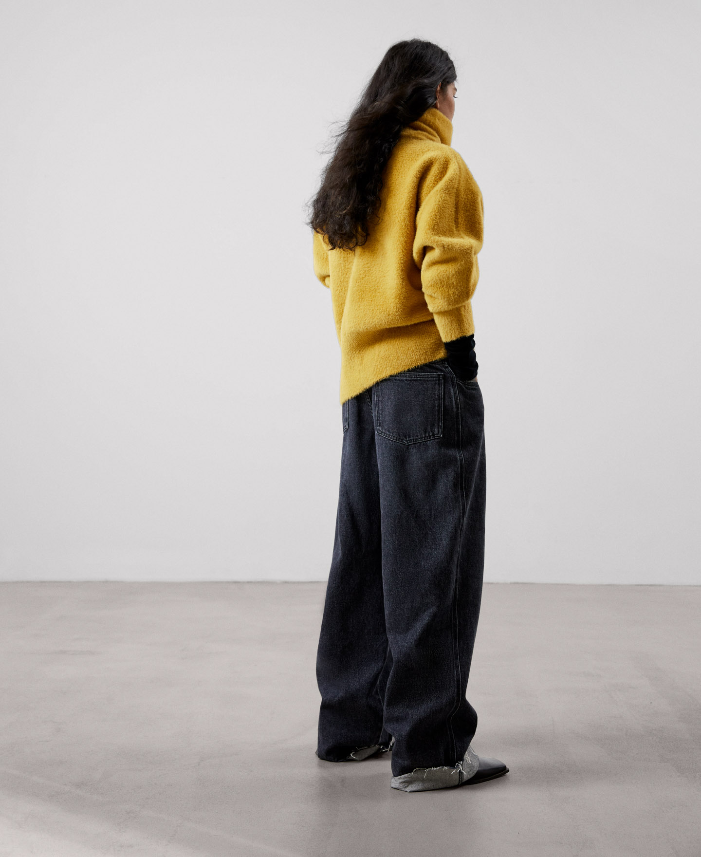 Nylon funnel collar jacket image number 2