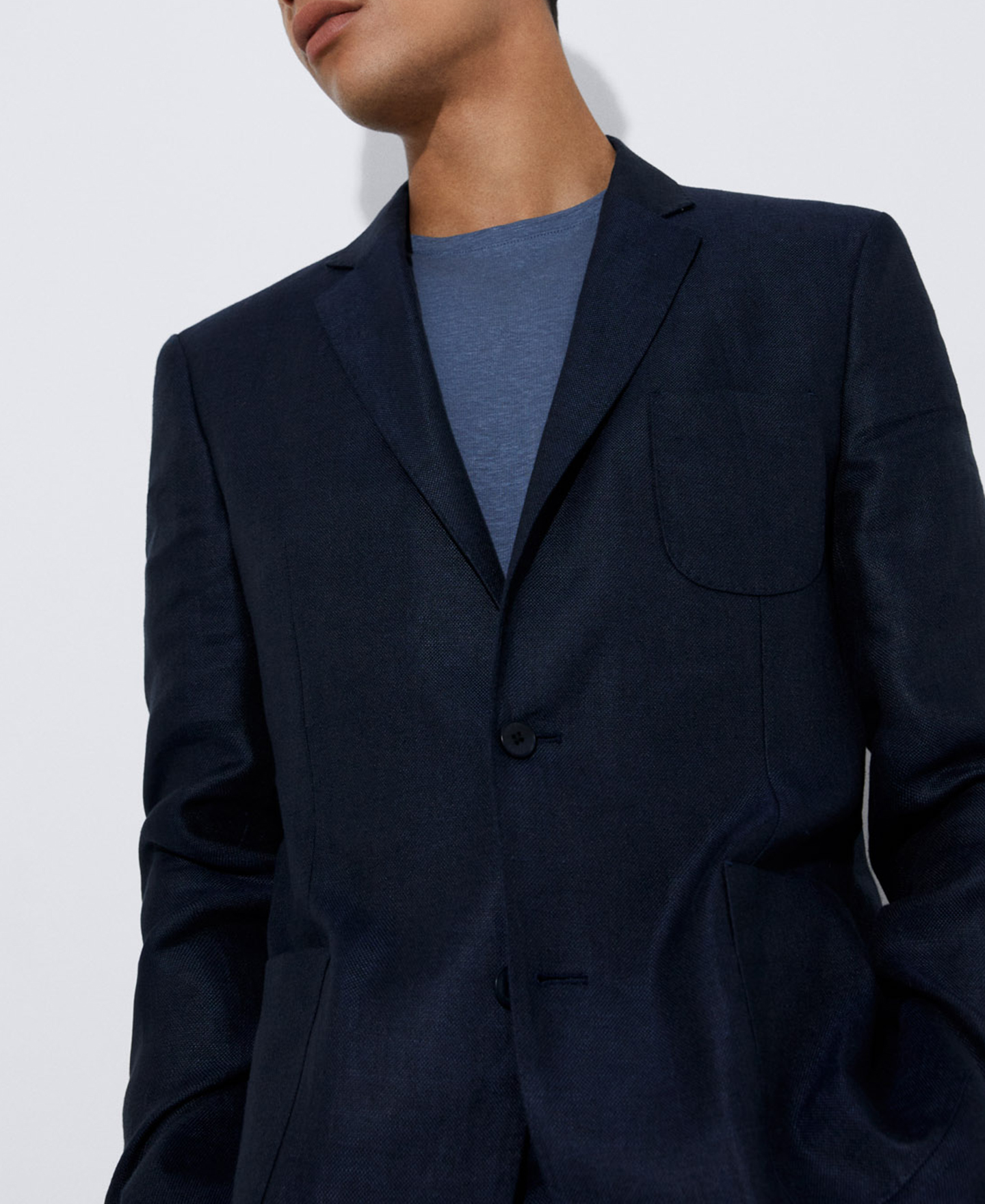 Two button straight blazer image number 3