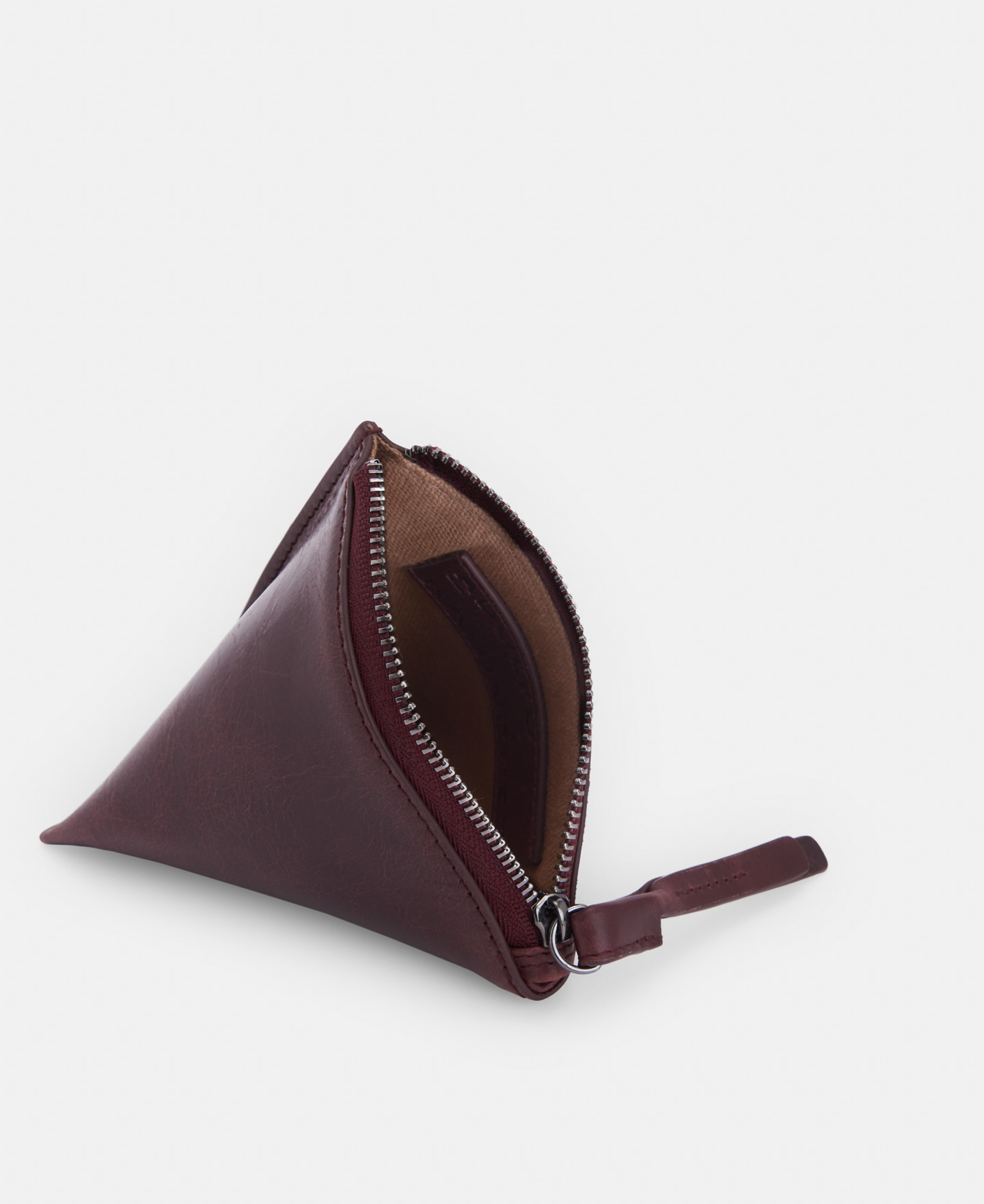 Triangular leather wallet image number 1