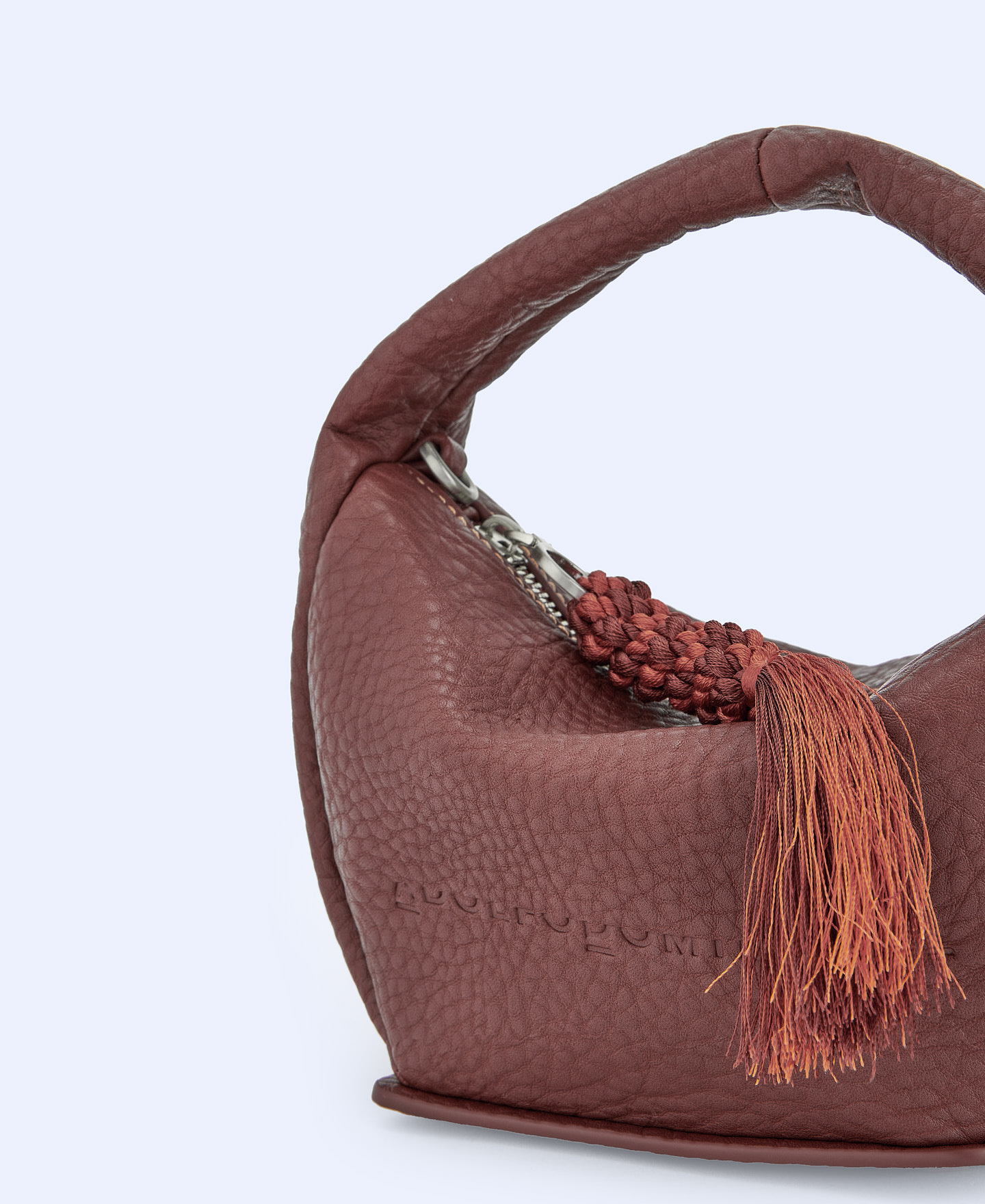 Recycled polyester small messenger bag image number 3