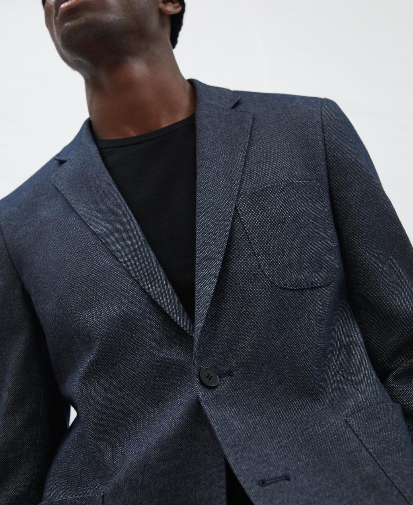 Viscose microdrawing blazer image number 3