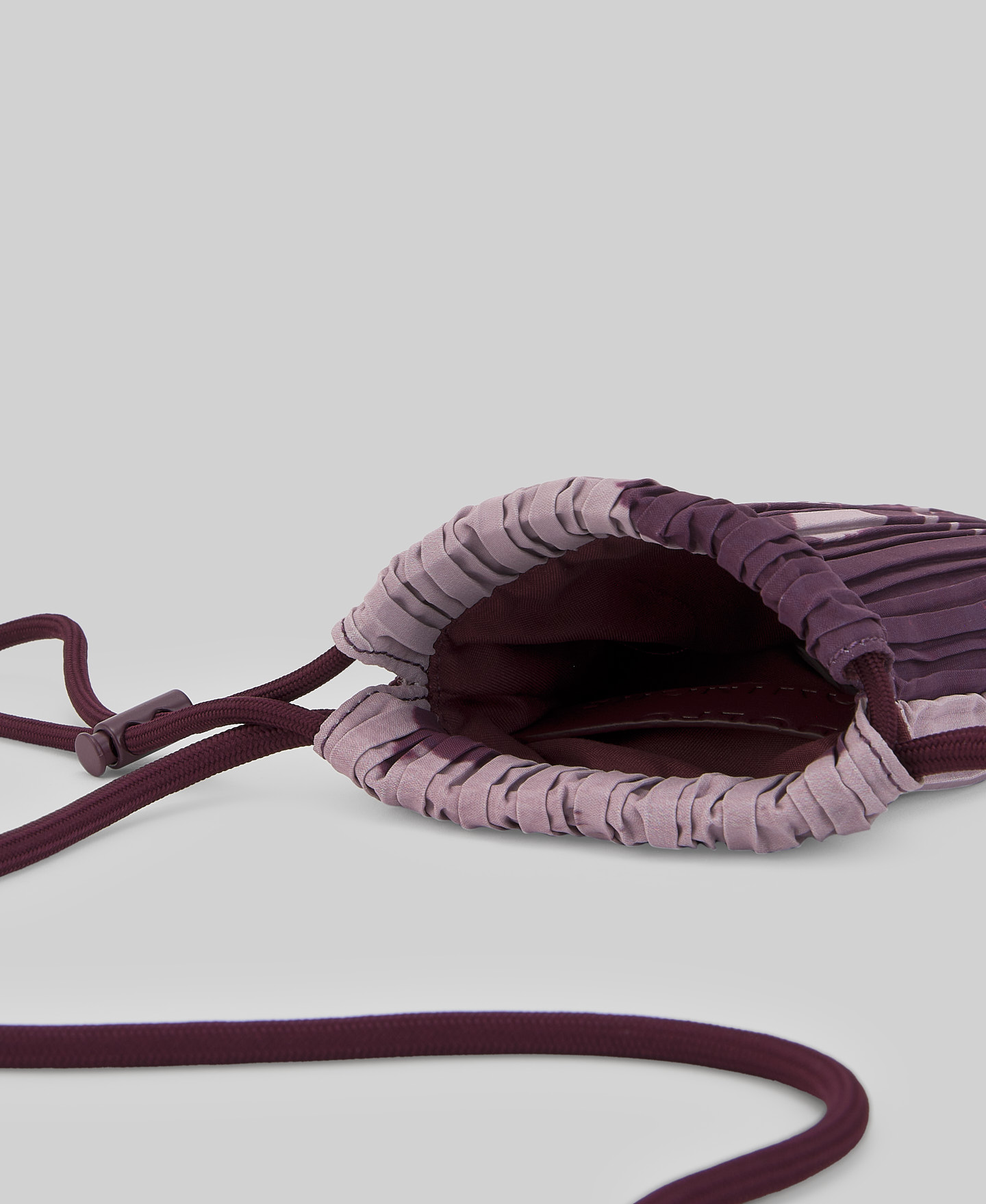 Printed crinkle phone holder woman image number 2