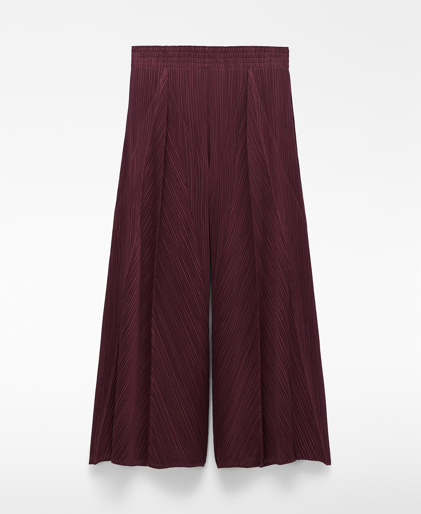 Crinkle palazzo trousers image number 4
