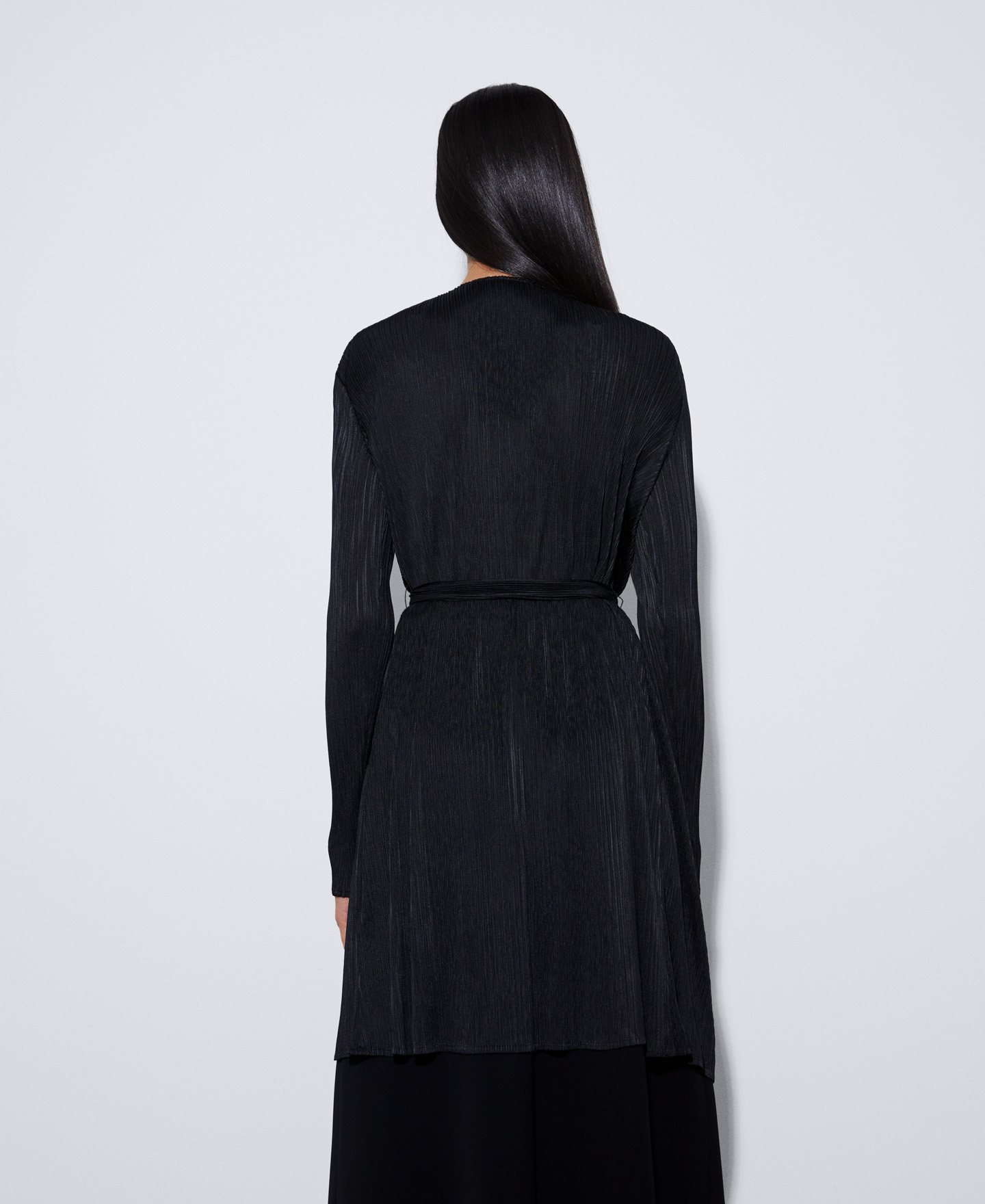 Asymmetric crinkle jacket image number 2