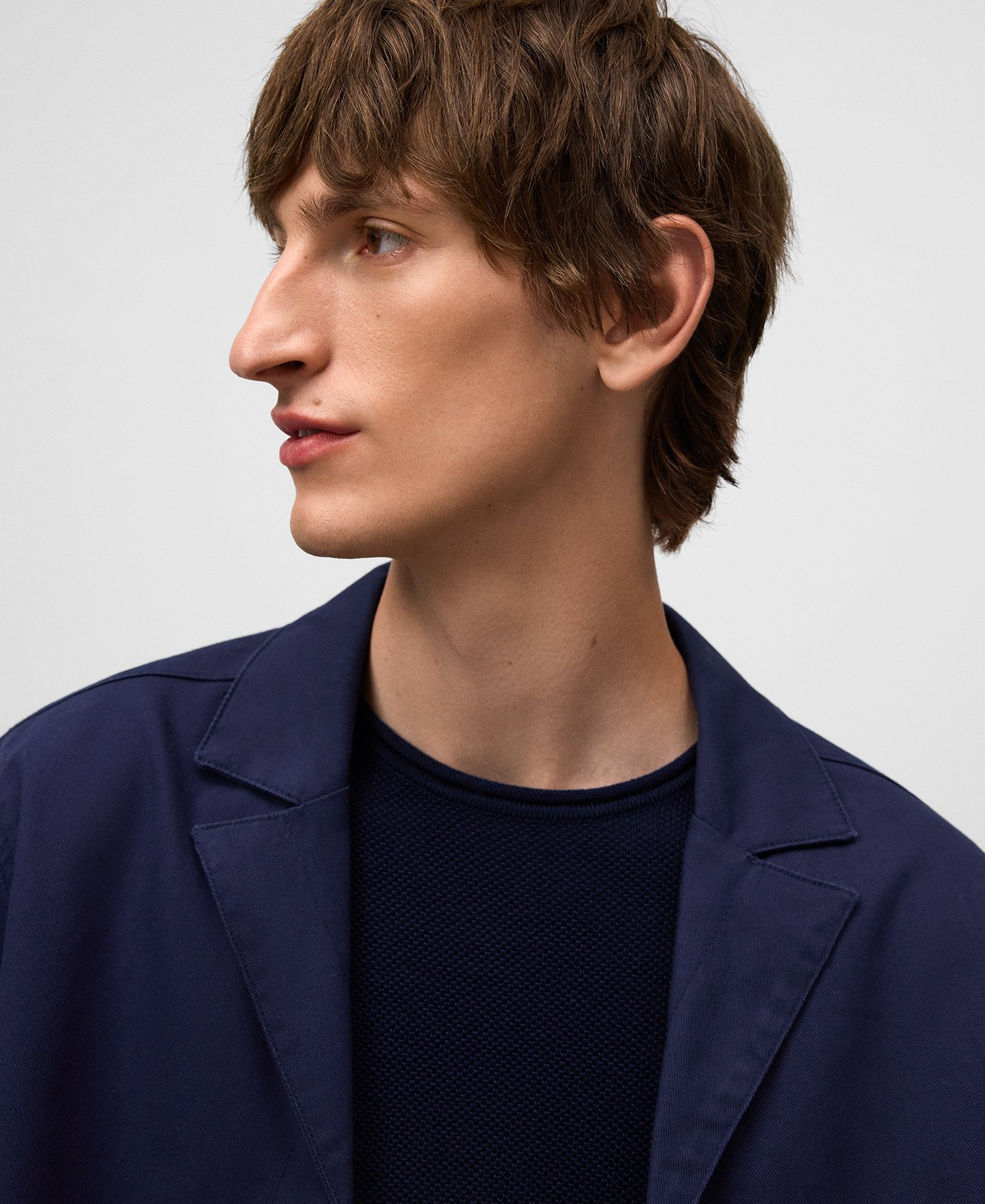 Regular fit worker jacket man image number 3