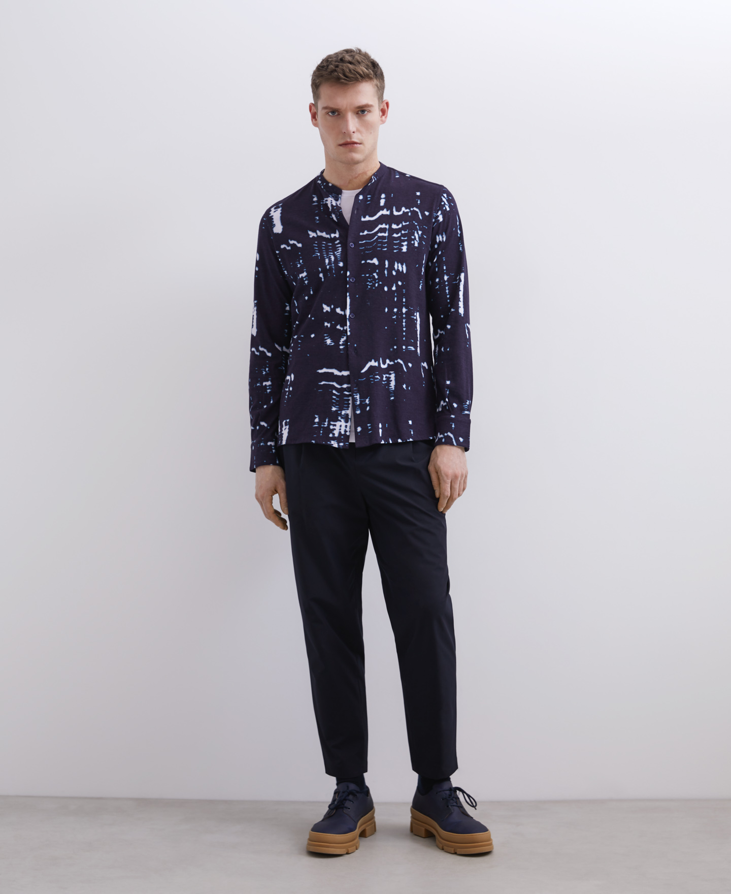 Cotton and lyocell printed t-shirt image number 3