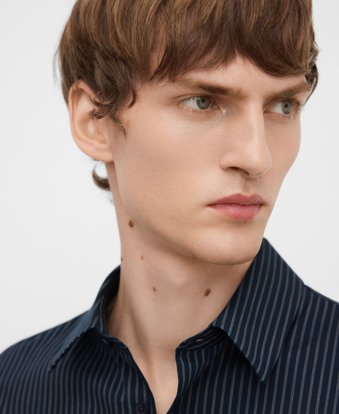 Organic cotton regular fit striped shirt image number 3