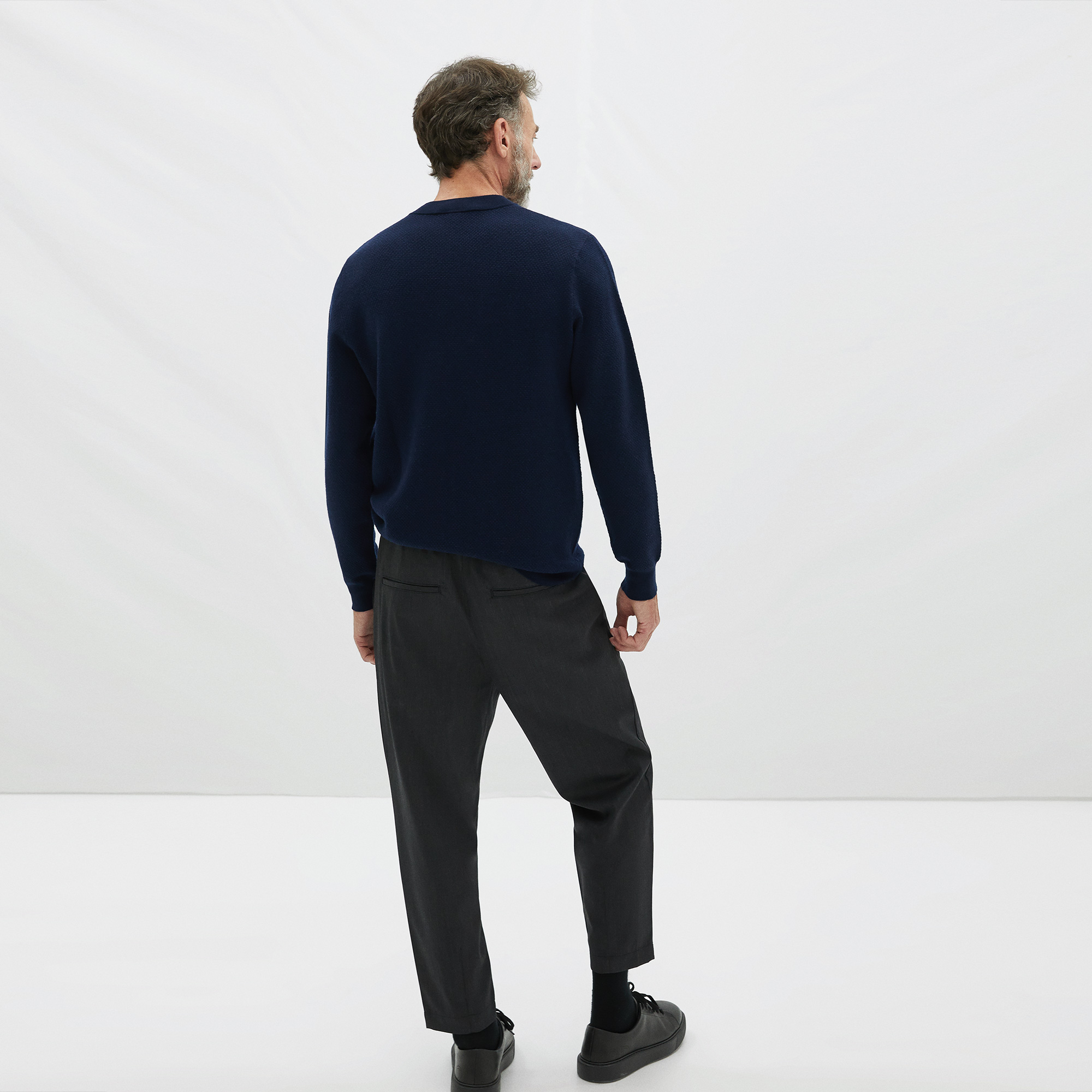 Merino wool knit sweater image number 2