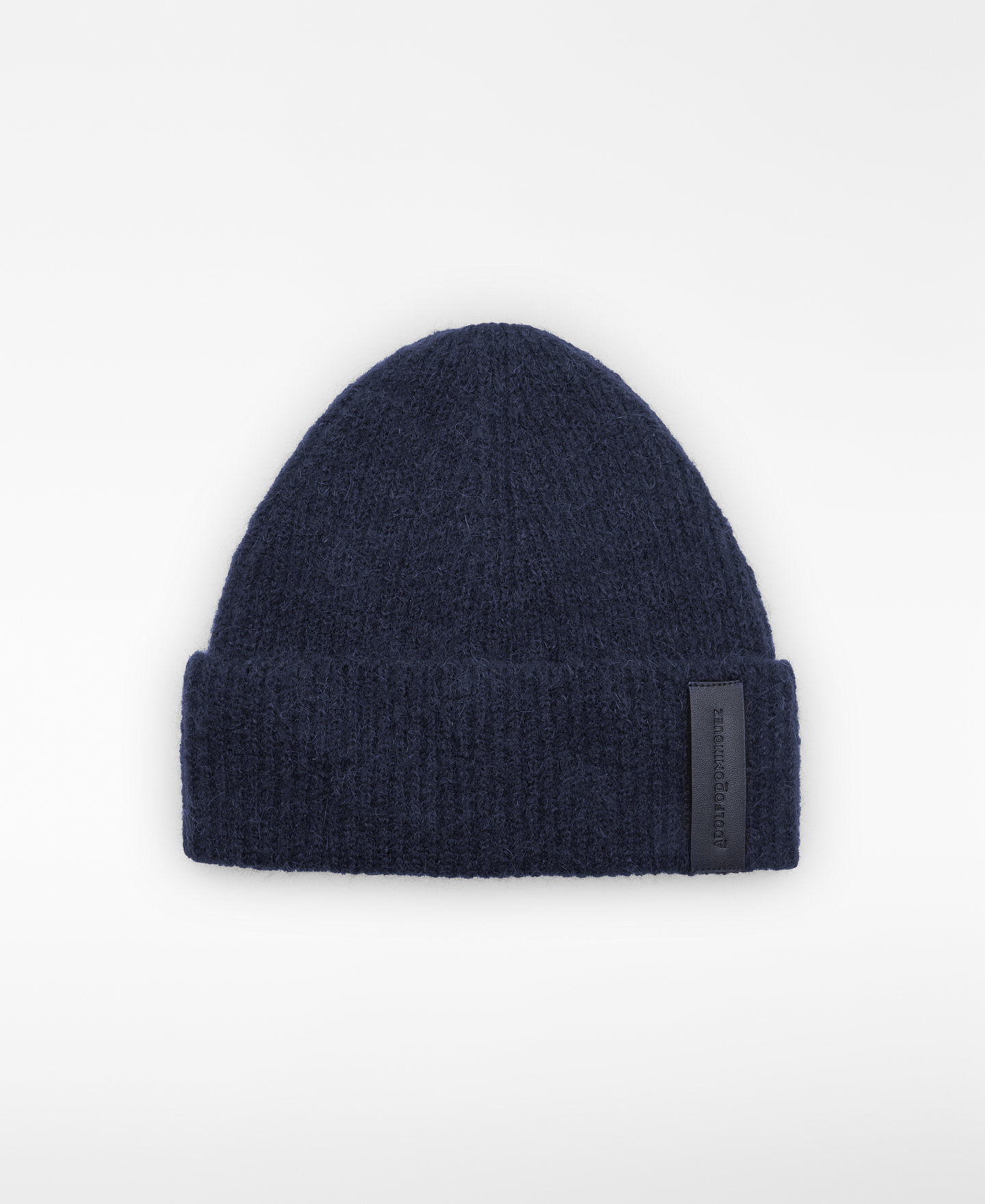 Ribbed knit beanie hat man image number 0