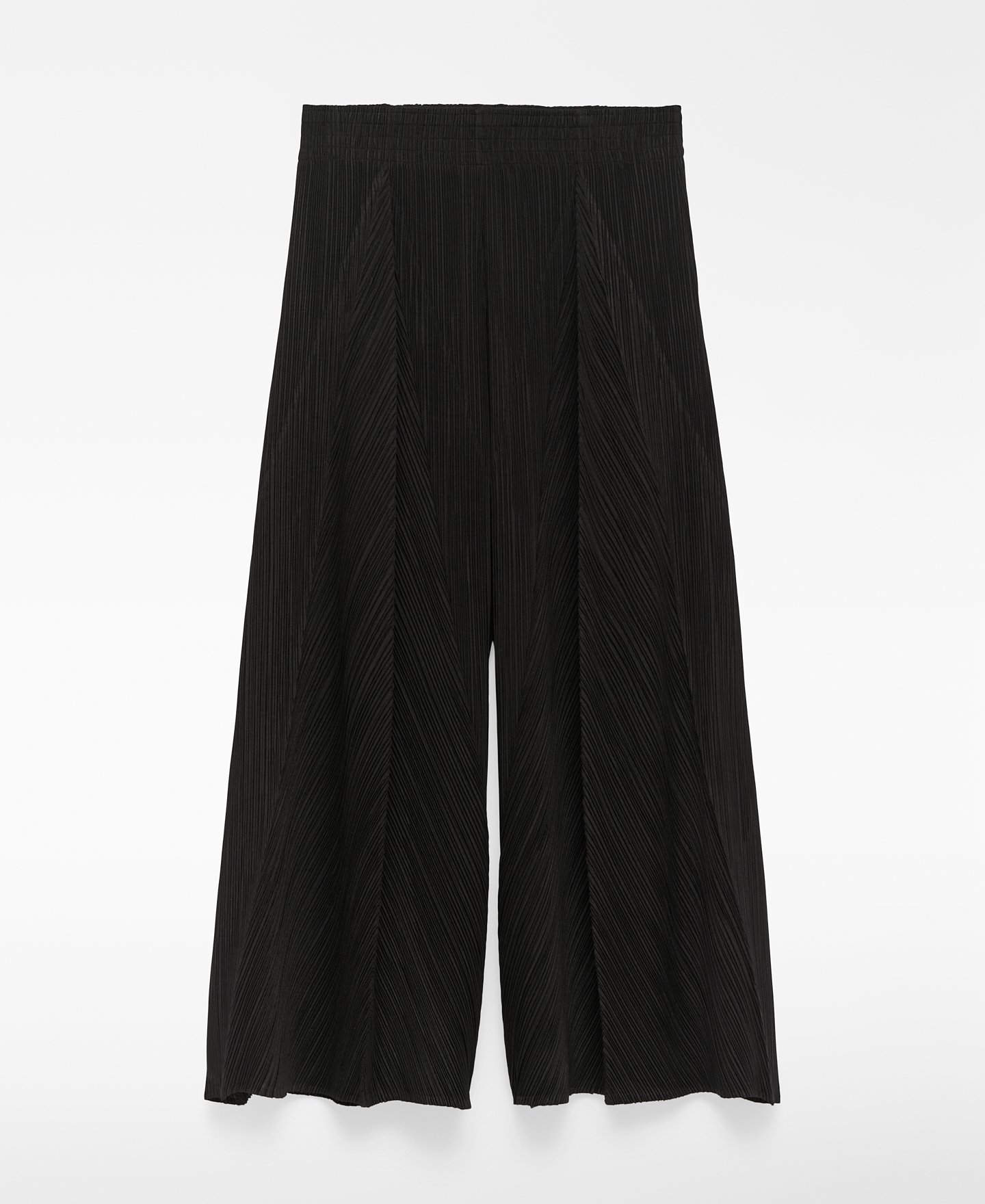 Pantalón palazzo crinkle mujer image number 4