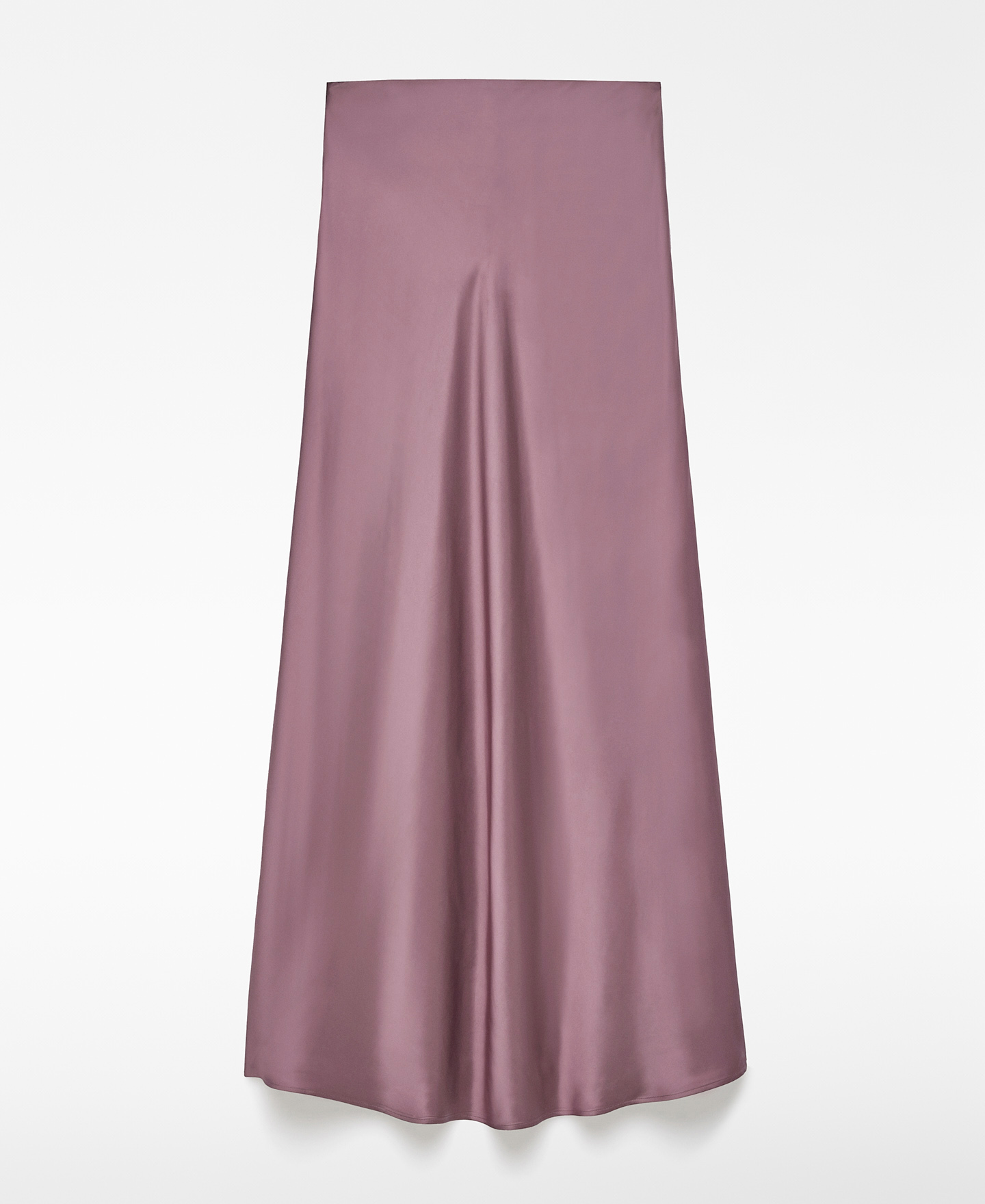 Satin long skirt woman image number 5