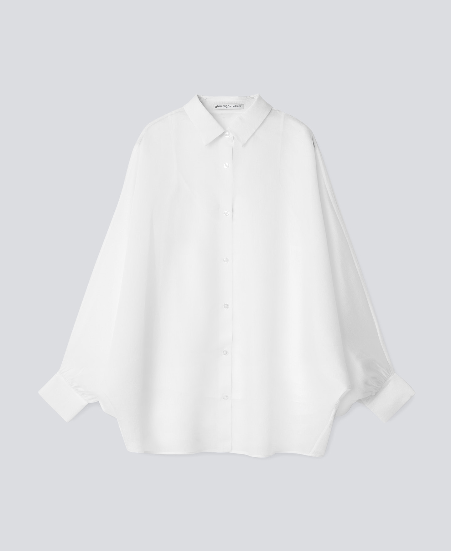 Camisa amplia con mangas abullonadas image number 4