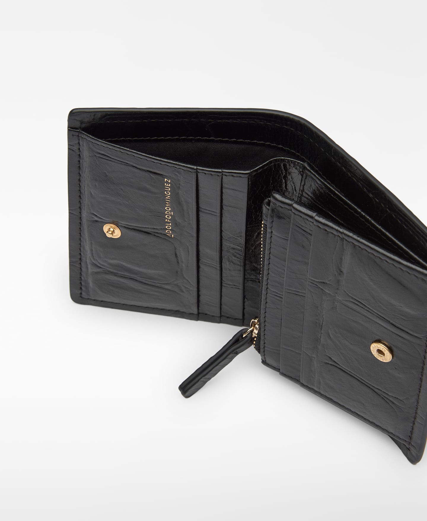 Mica croc-embossed wallet image number 1