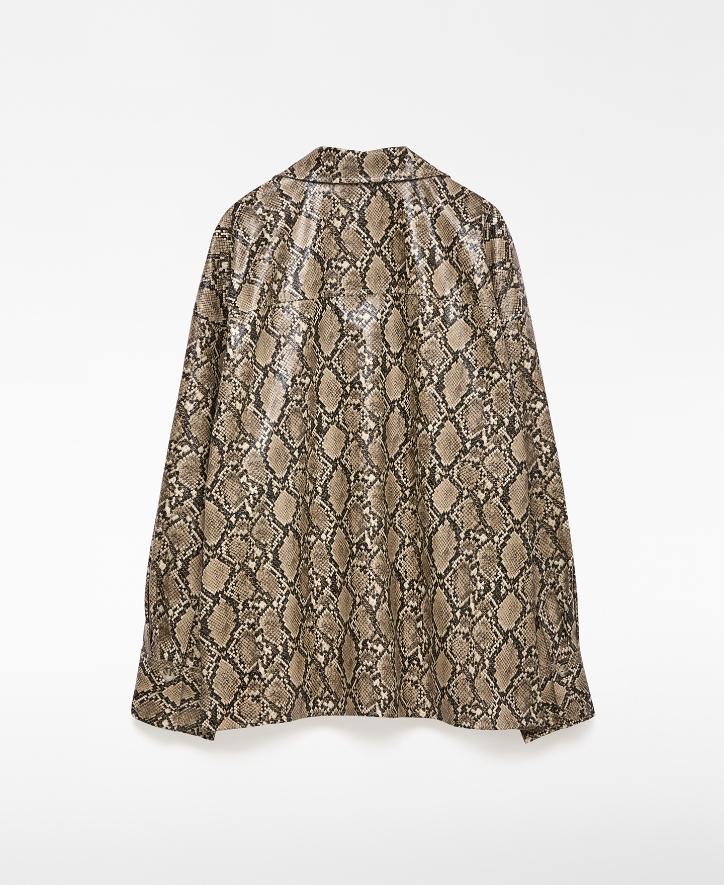 Animal print overshirt woman image number 5