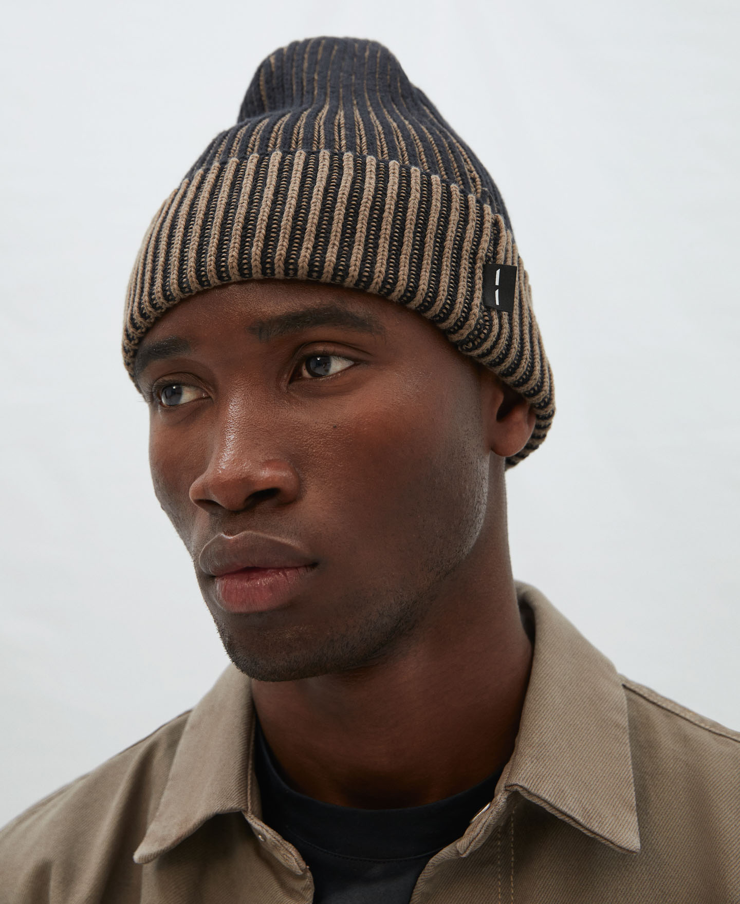 Cotton ribbed beanie image number 3