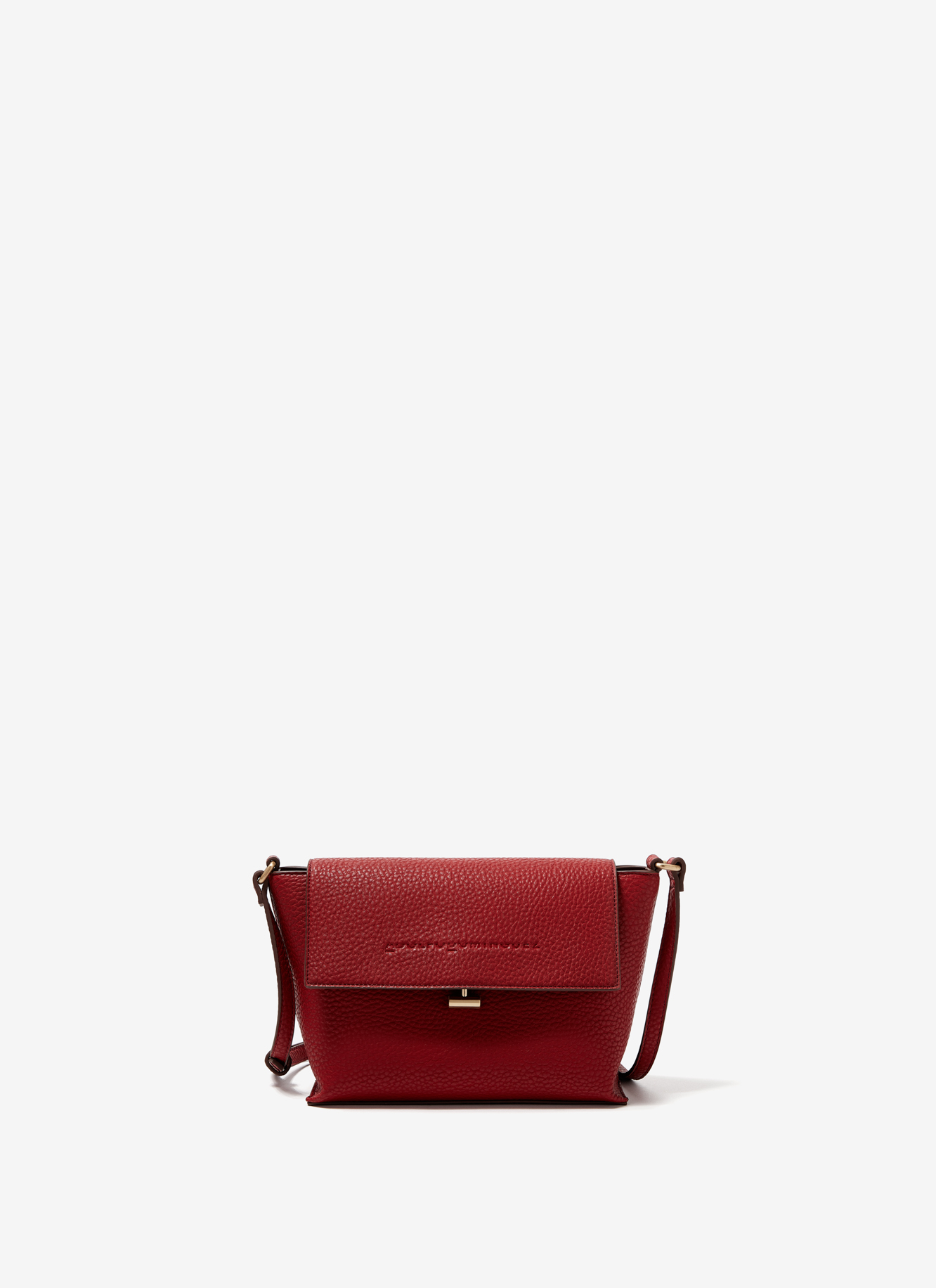 Granulated flap crossbody bag image number 0