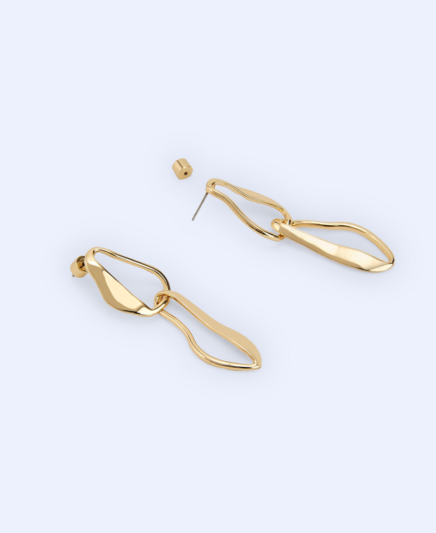 Double Vibrar motif earring image number 2