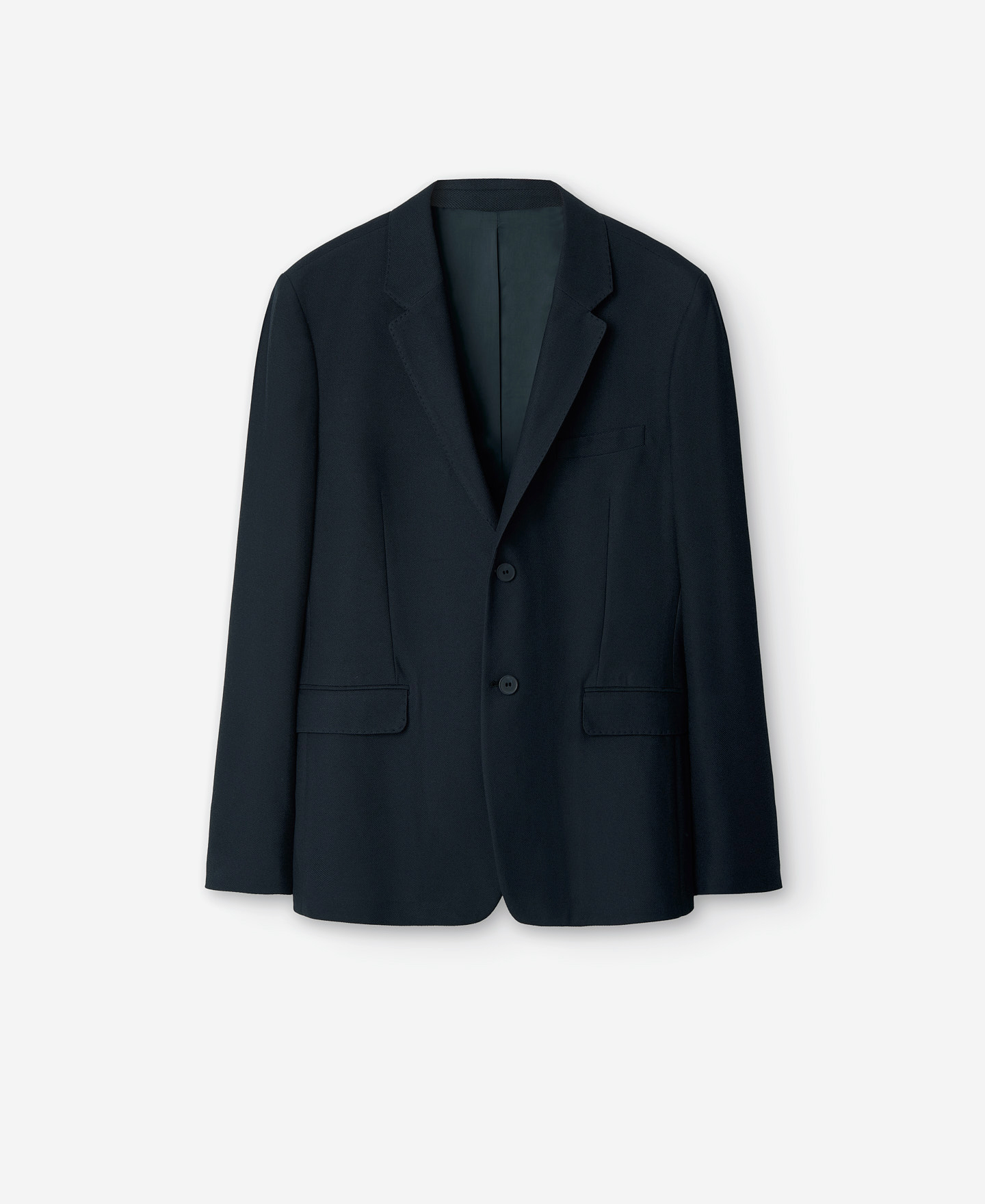Micro patterned fabric blazer image number 0