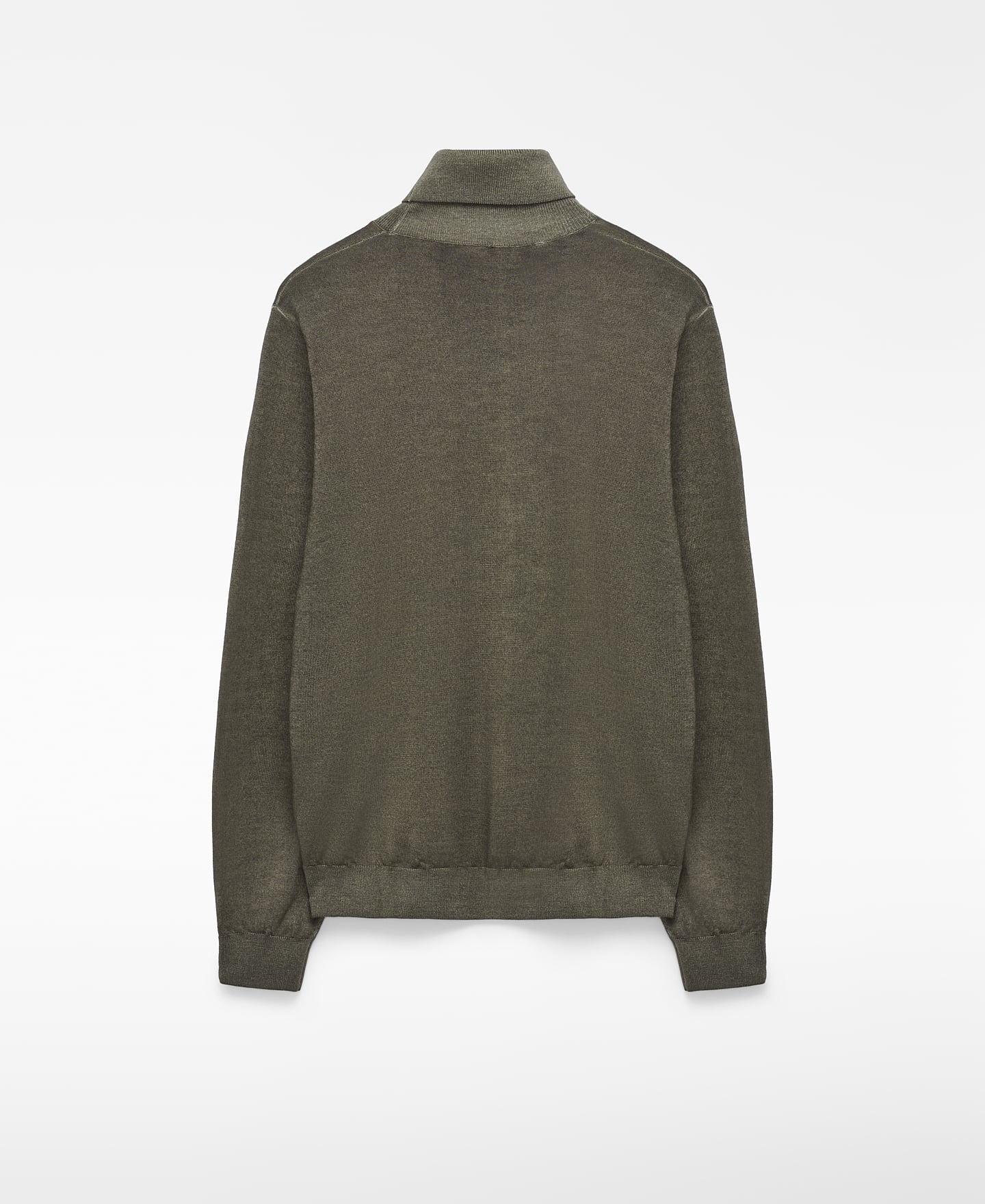 Garment-dyed merino wool sweater image number 5
