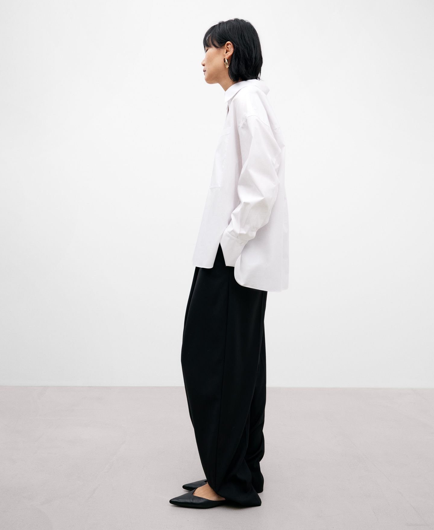 Chemise oversize en coton image number 1