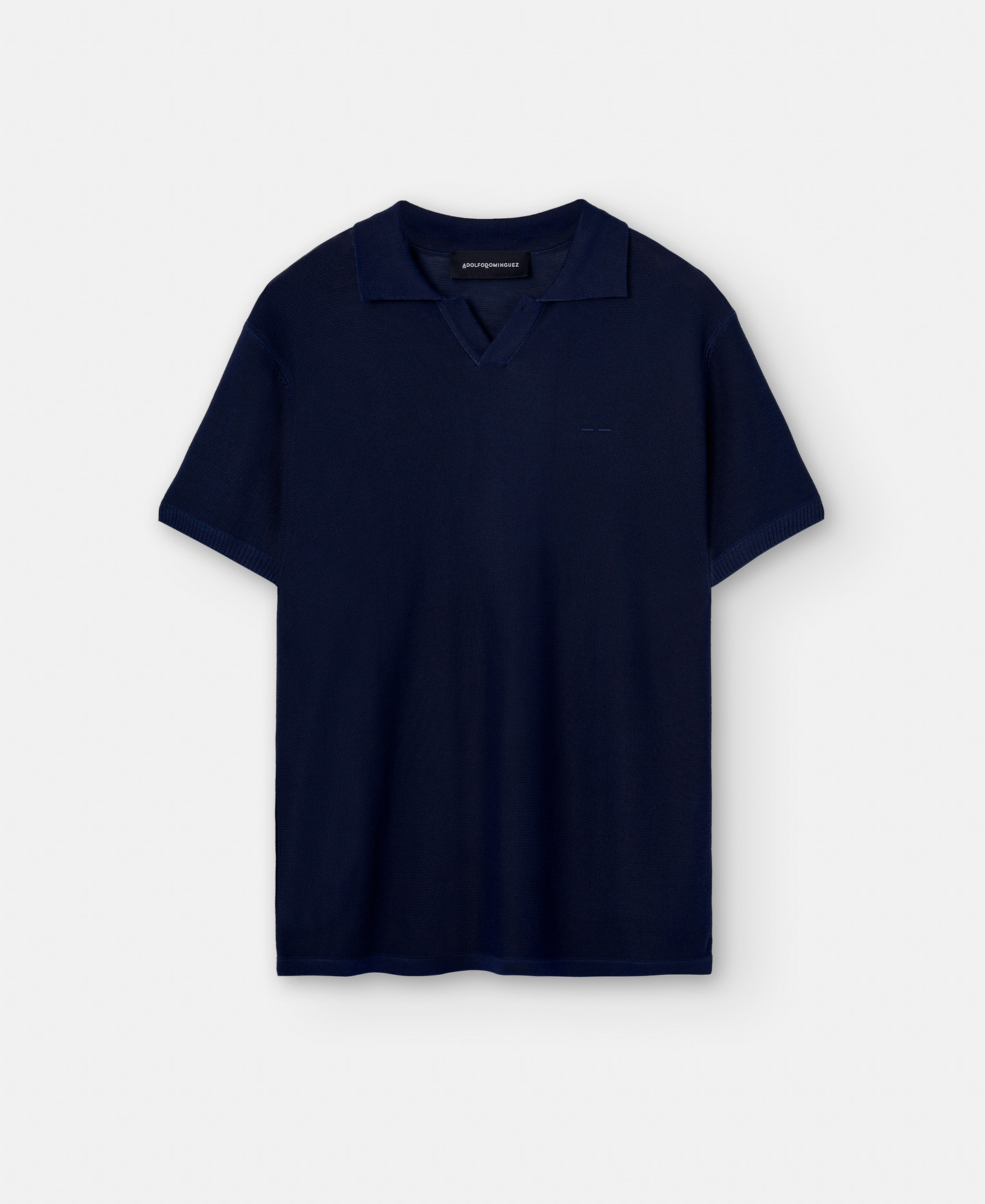 V-neck polo shirt image number 4