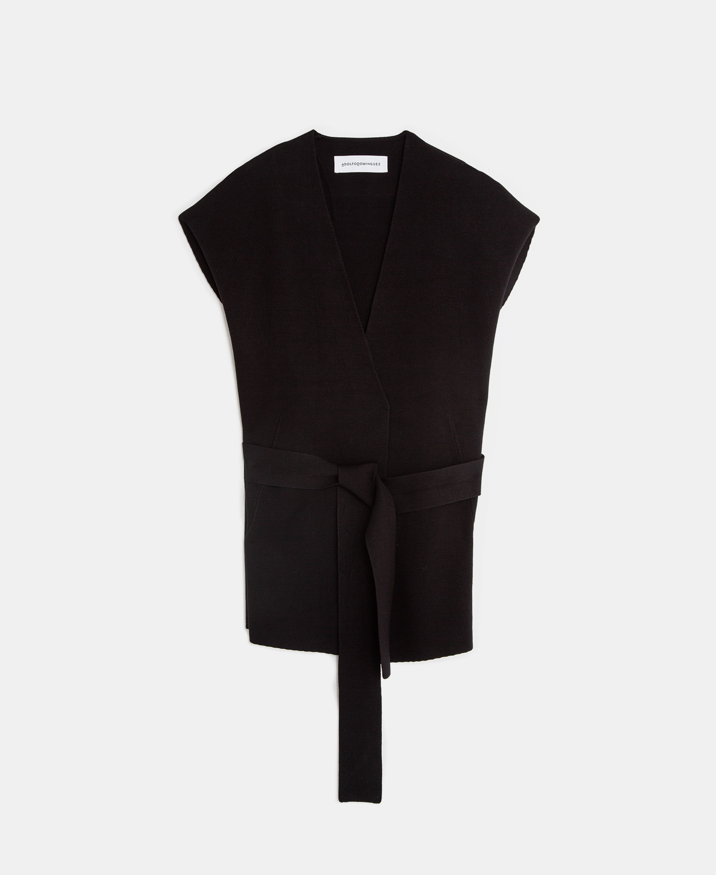 Double-fronted viscose waistcoat image number 4